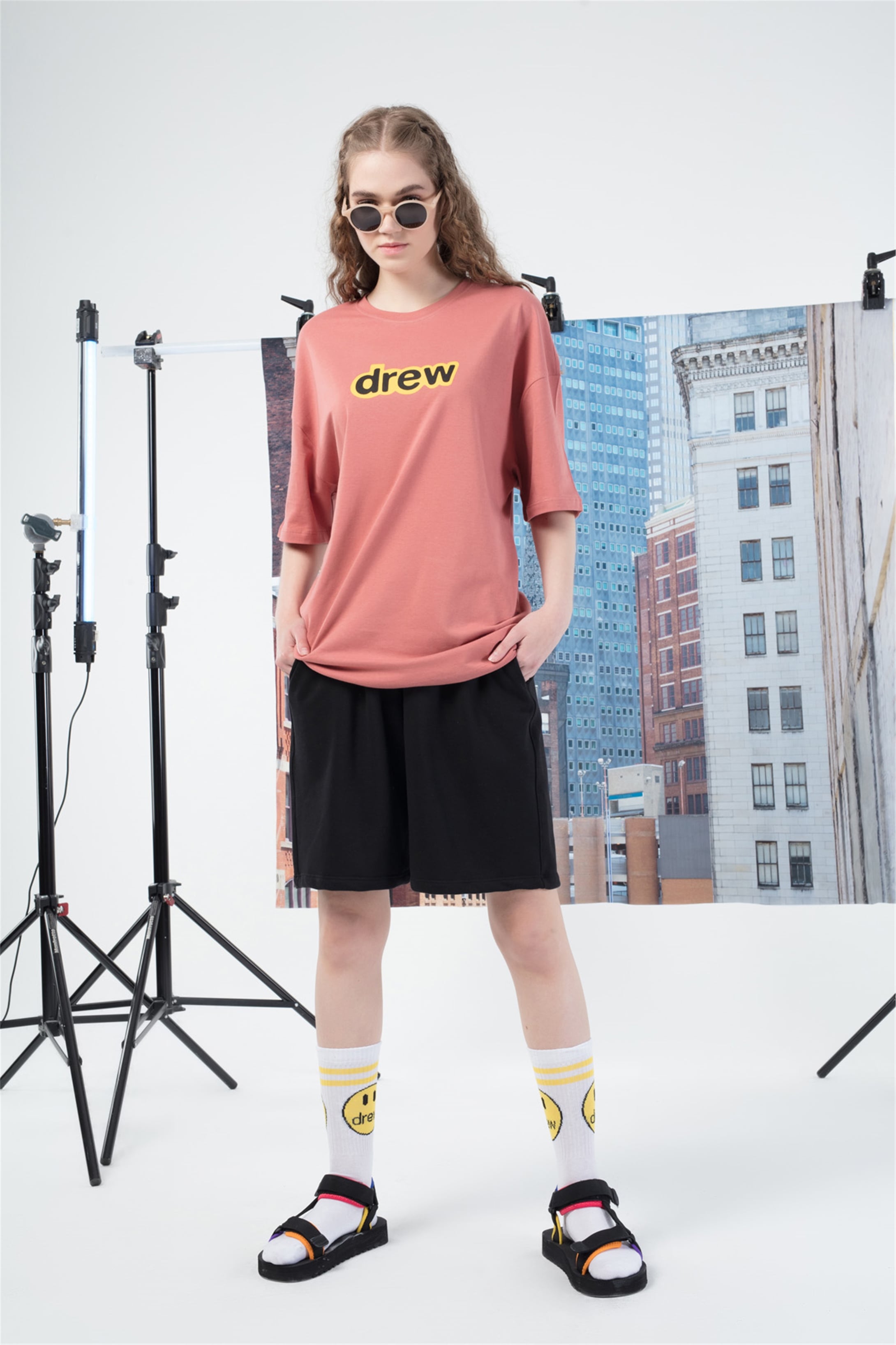 Trendiz Kadın Oversize Alt Üst Drew Takım Somon