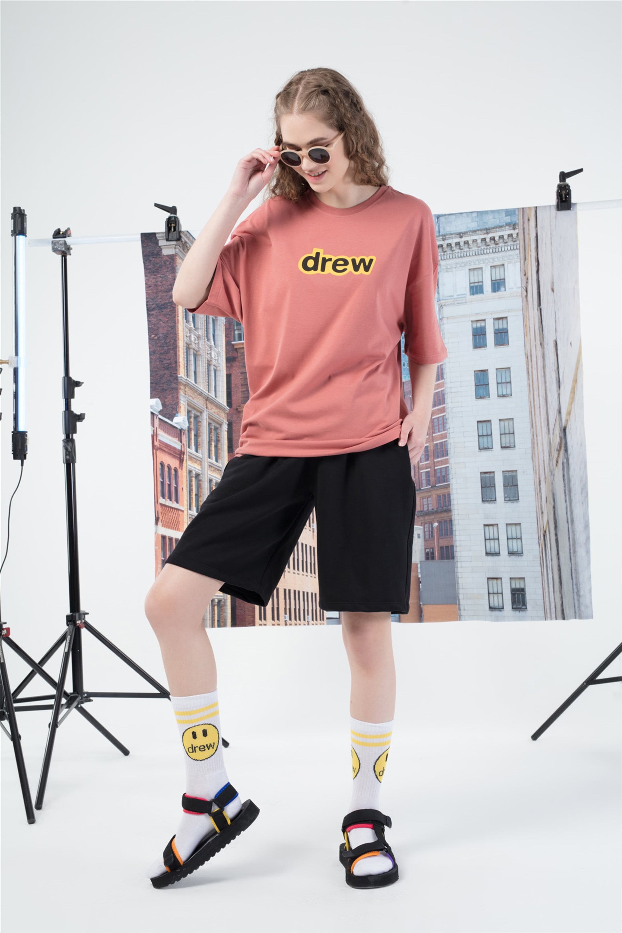 Trendiz Kadın Oversize Alt Üst Drew Takım Somon