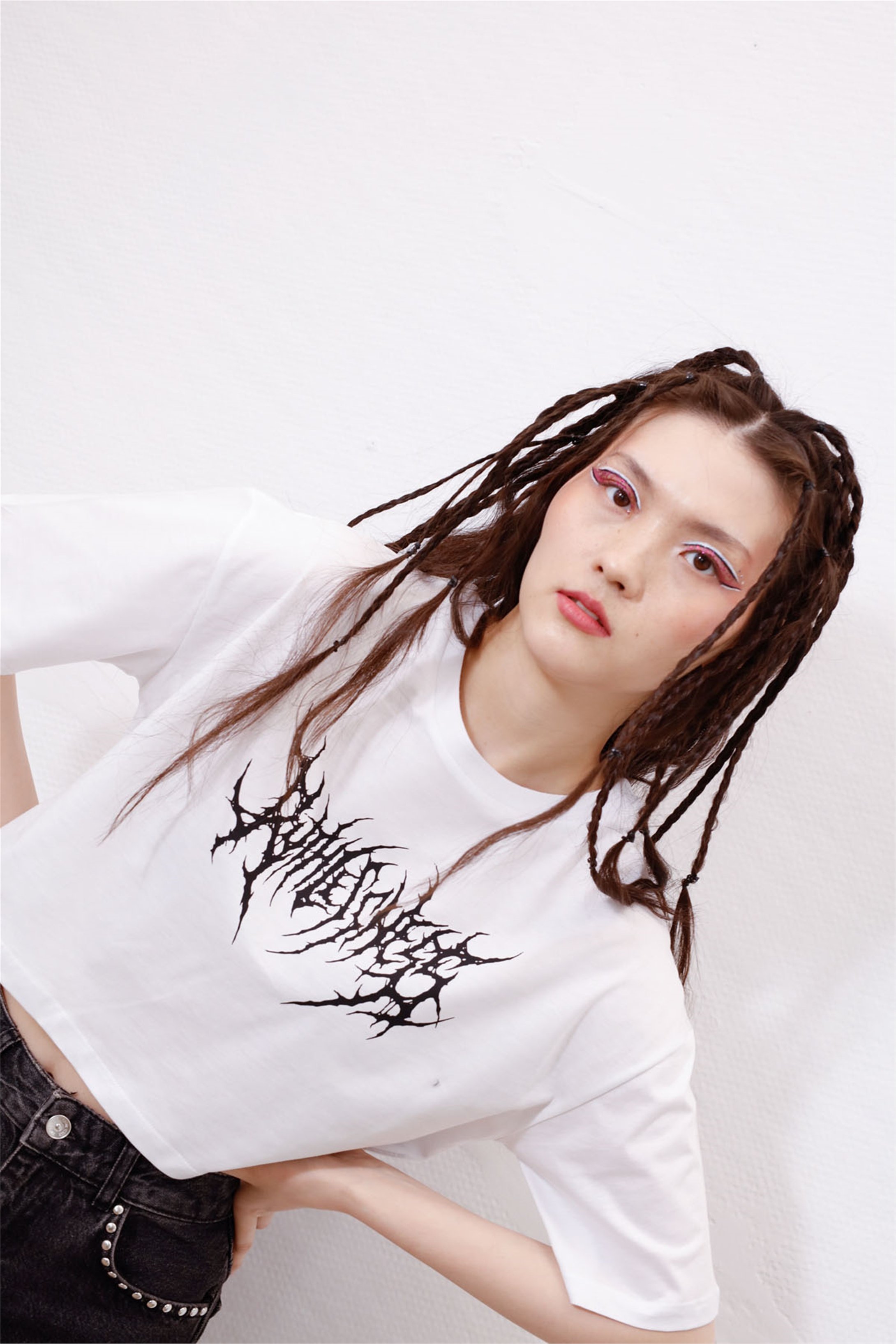 Trendiz Kadın Ruthless Crop Beyaz