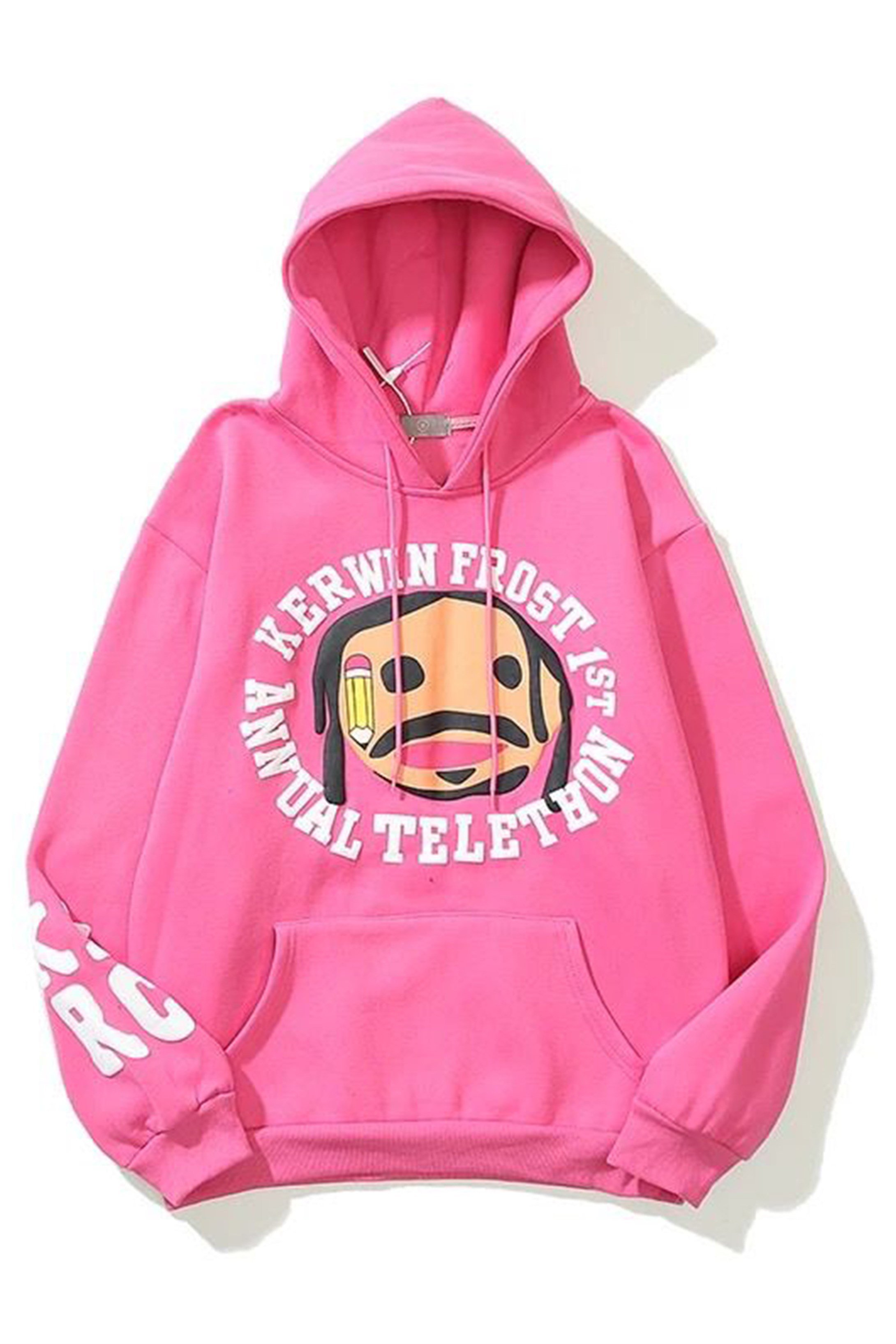 Trendiz Kerwin Frost Pembe Unisex Sweatshirt