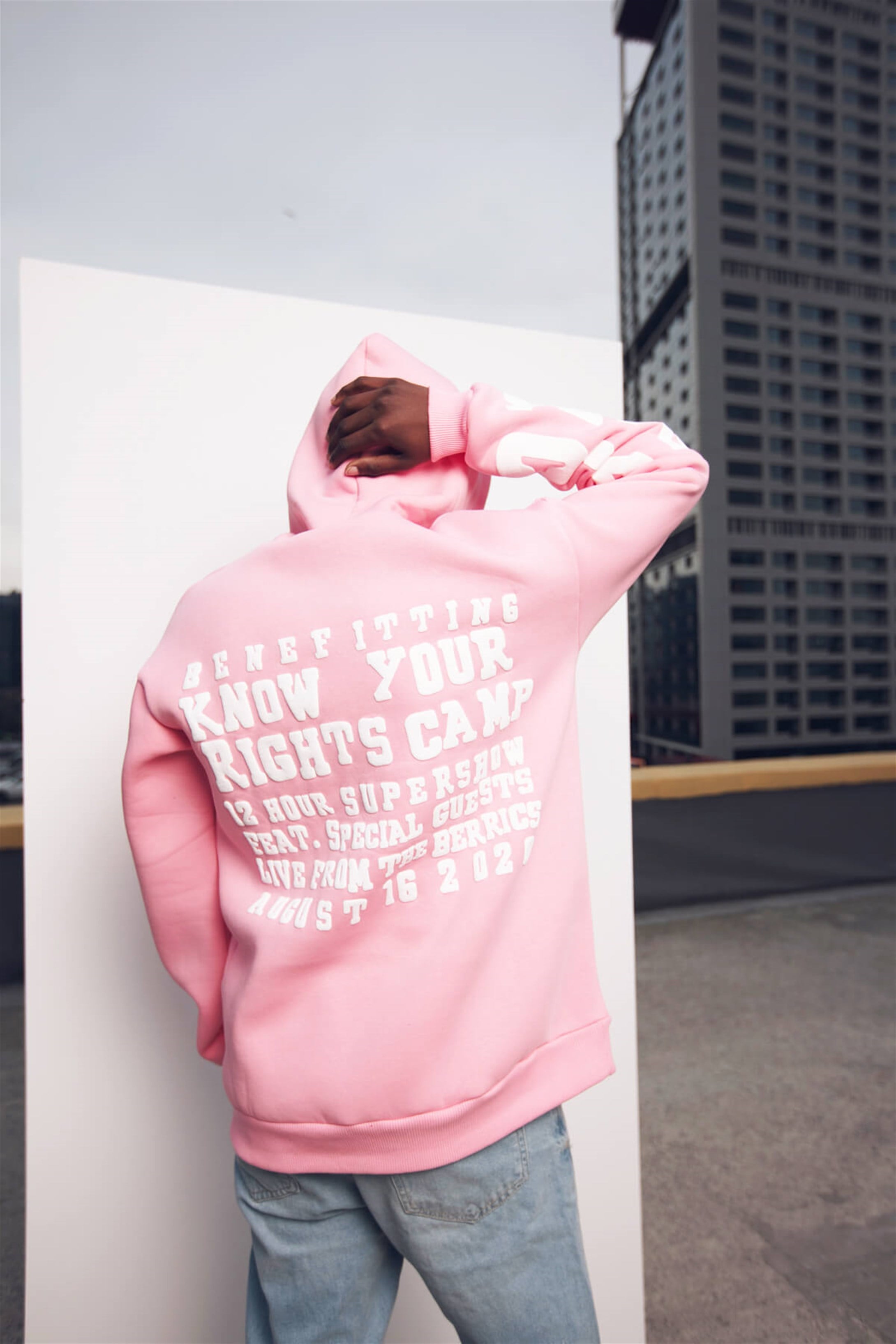Trendiz Kerwin Frost Pembe Unisex Sweatshirt