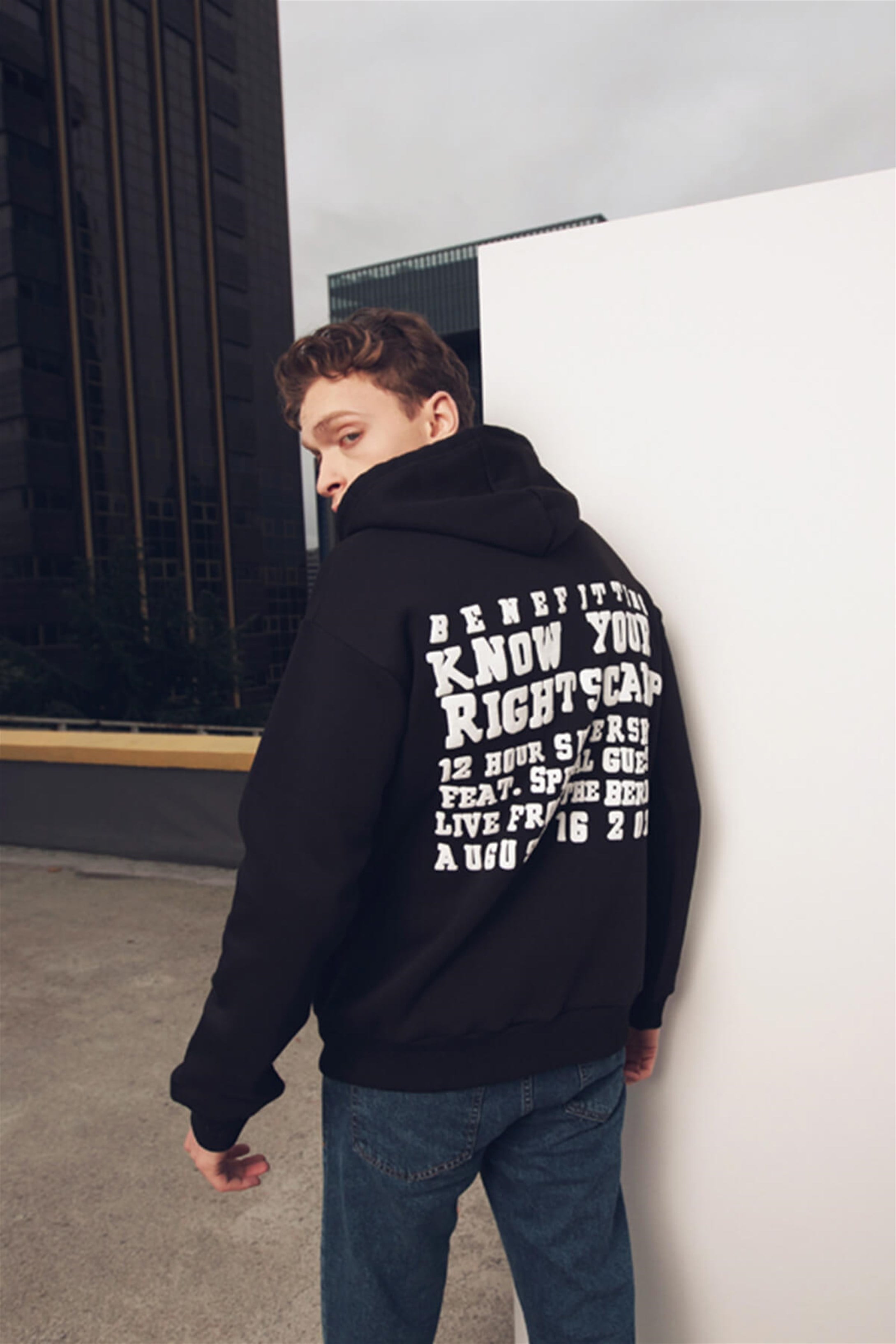 Trendiz Kerwin Frost Siyah Unisex Sweatshirt