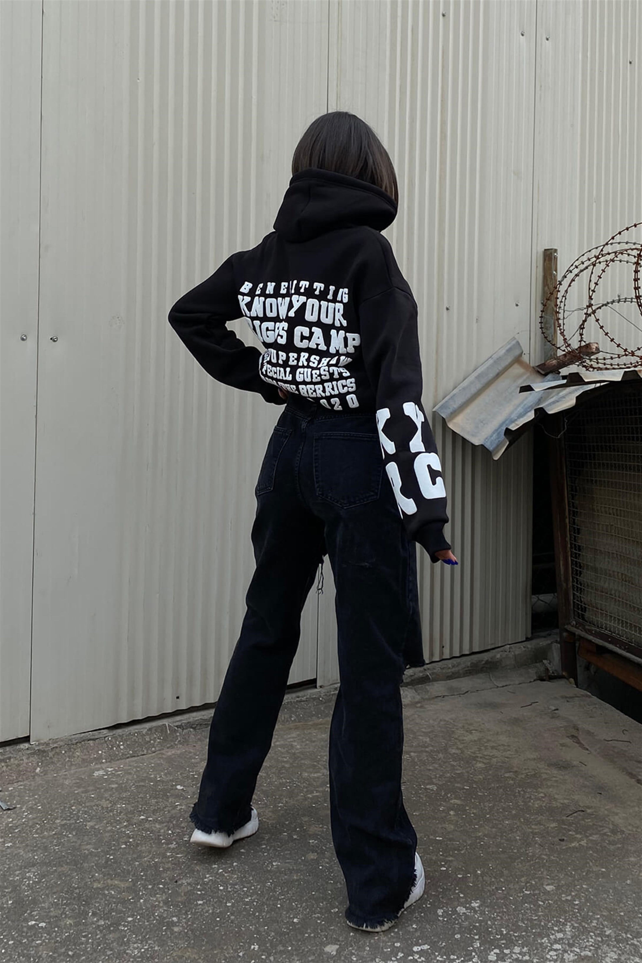 Trendiz Kerwin Frost Siyah Unisex Sweatshirt
