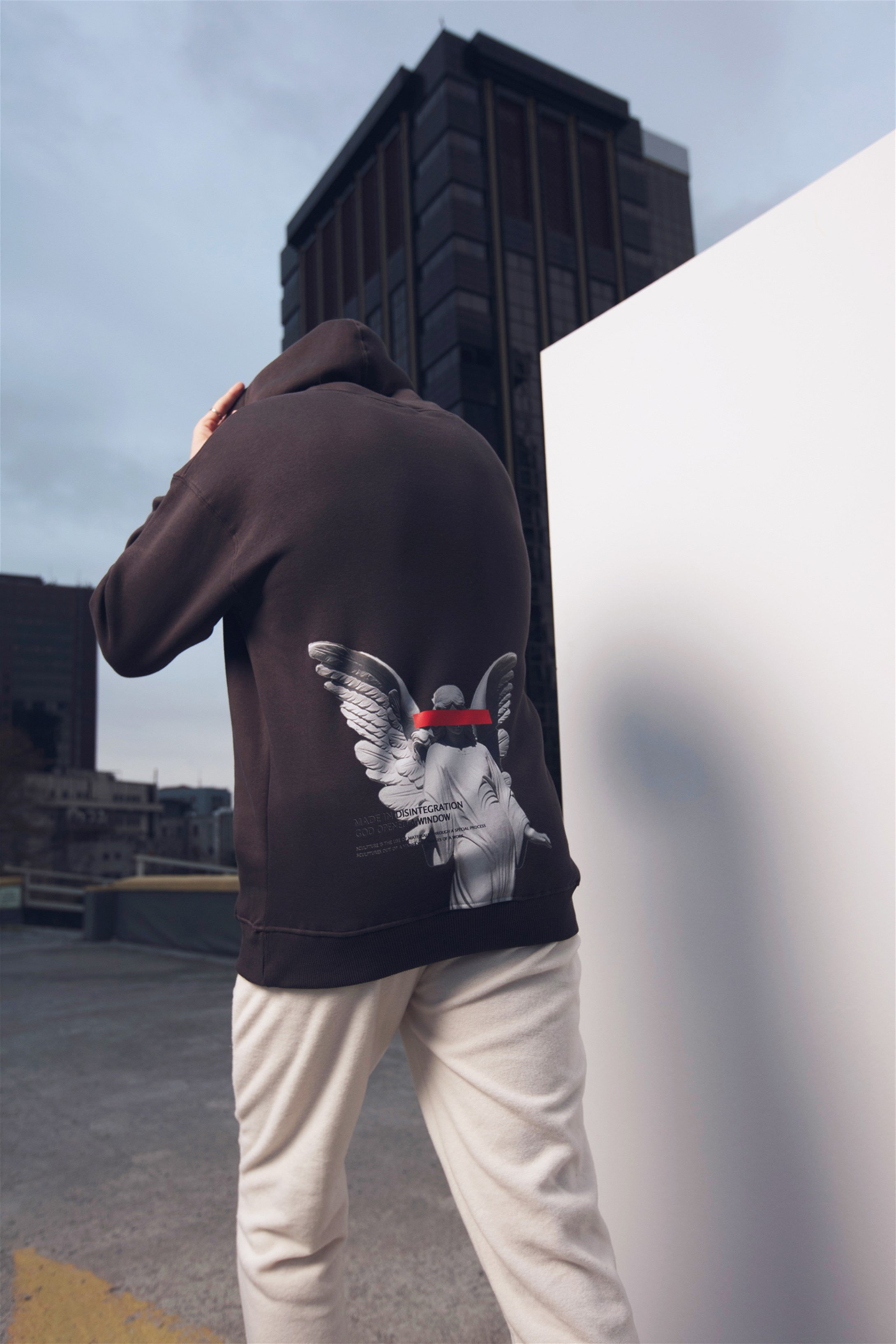 Trendiz Made İn Disintegration Antrasit Unisex Sweatshirt