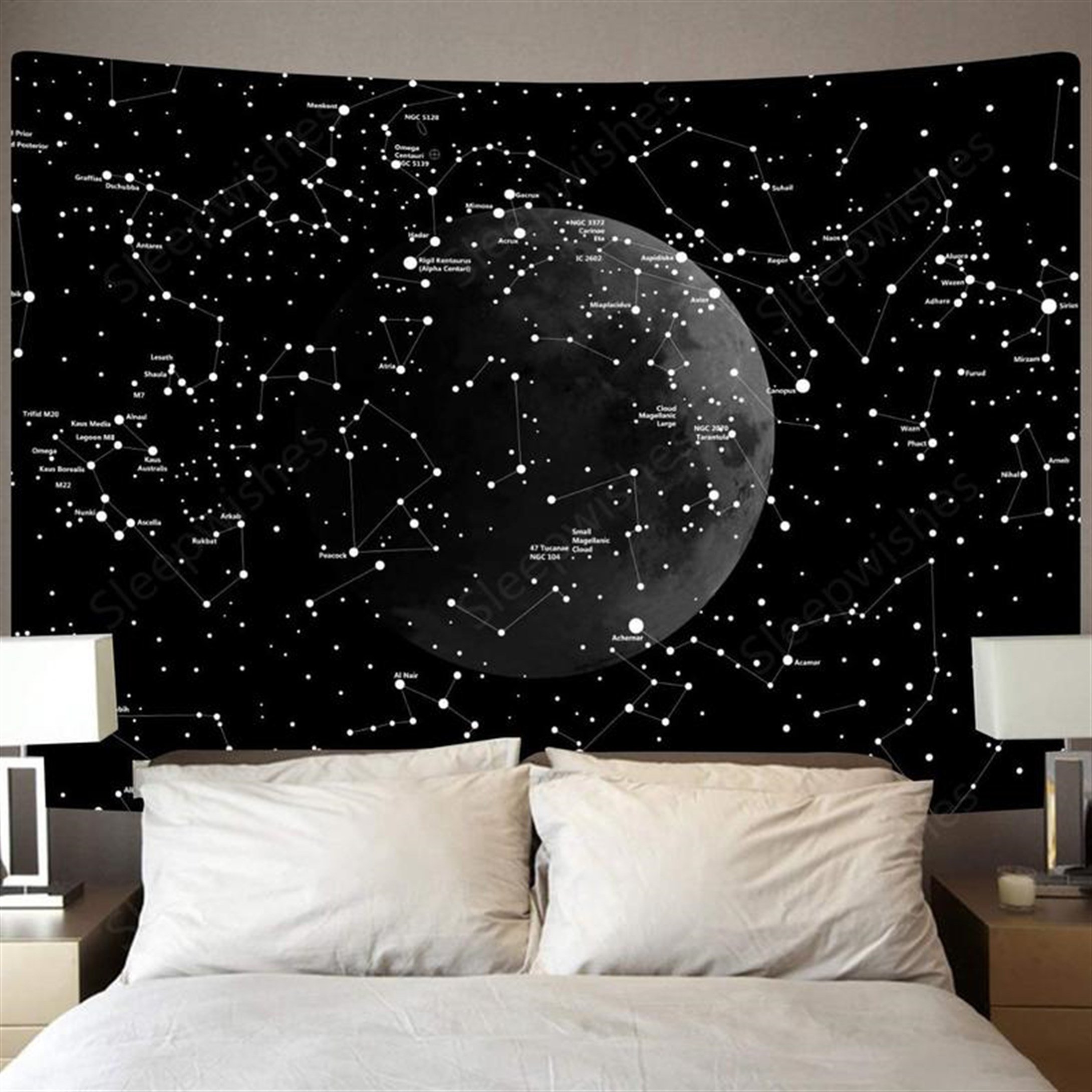 Trendiz Moon Constellations  Duvar Halısı 150x100 W20029
