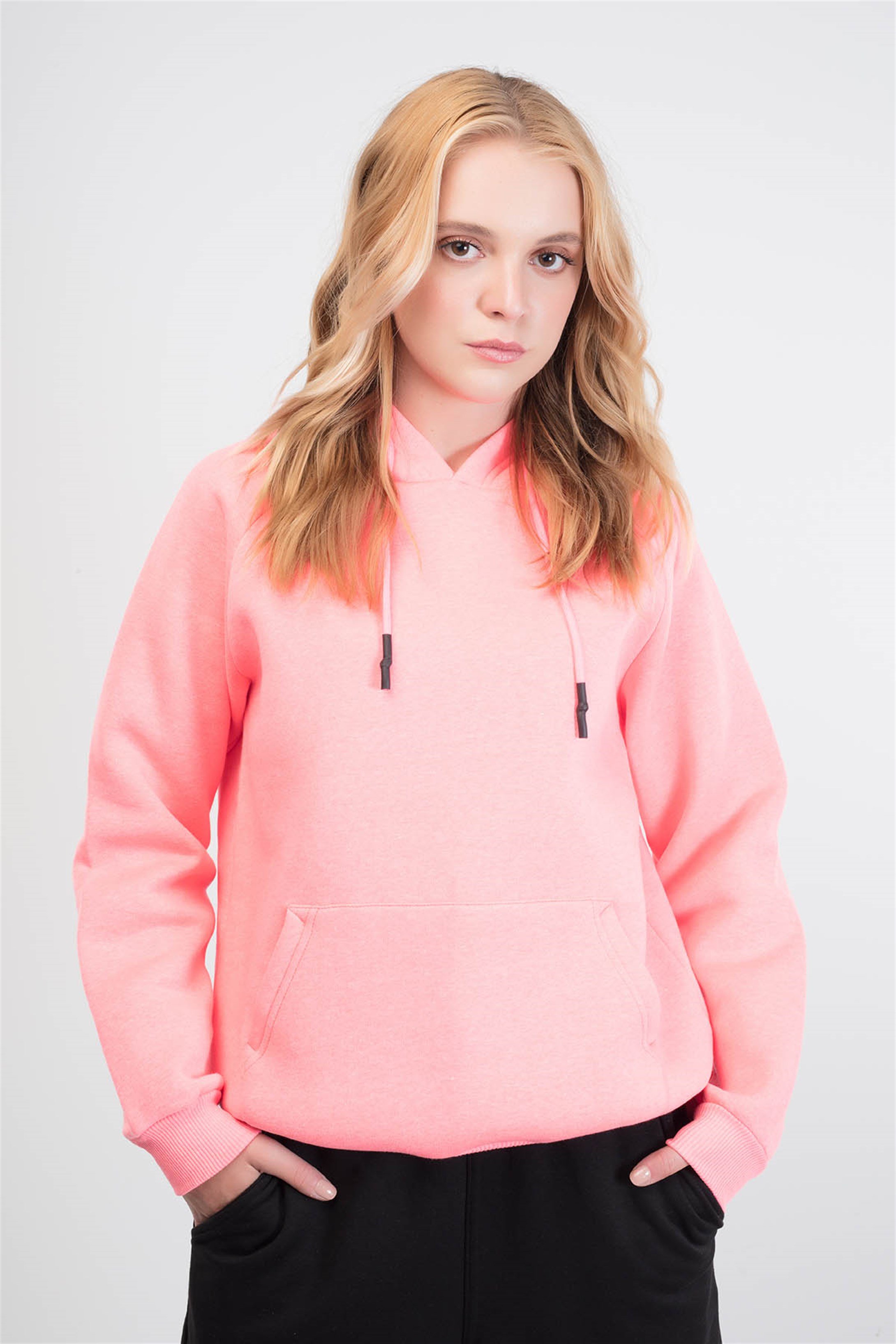 Trendiz Neon Hoodie Takım Pembe 111192