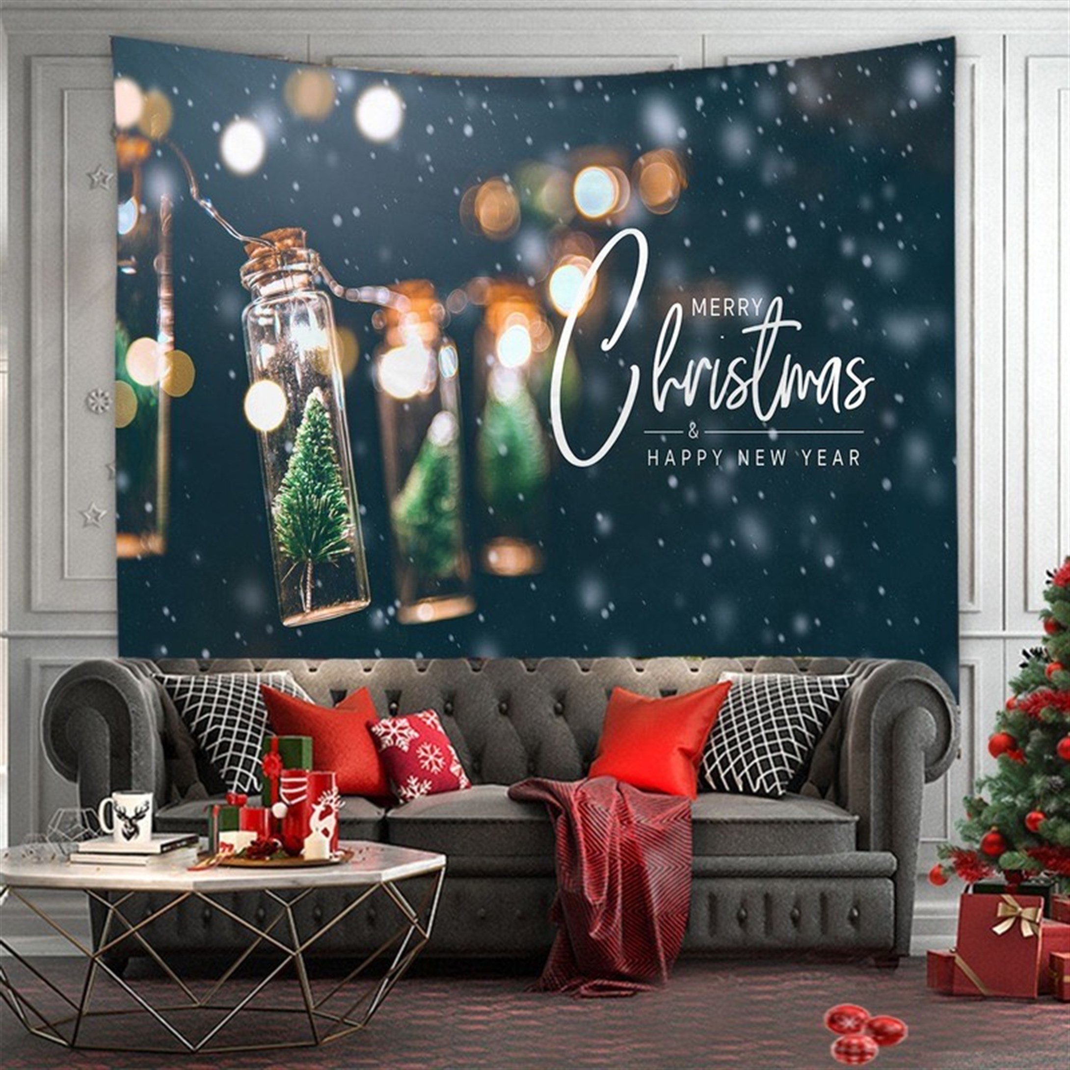 Trendiz New Cristmans Duvar Halısı 150x100 W20021