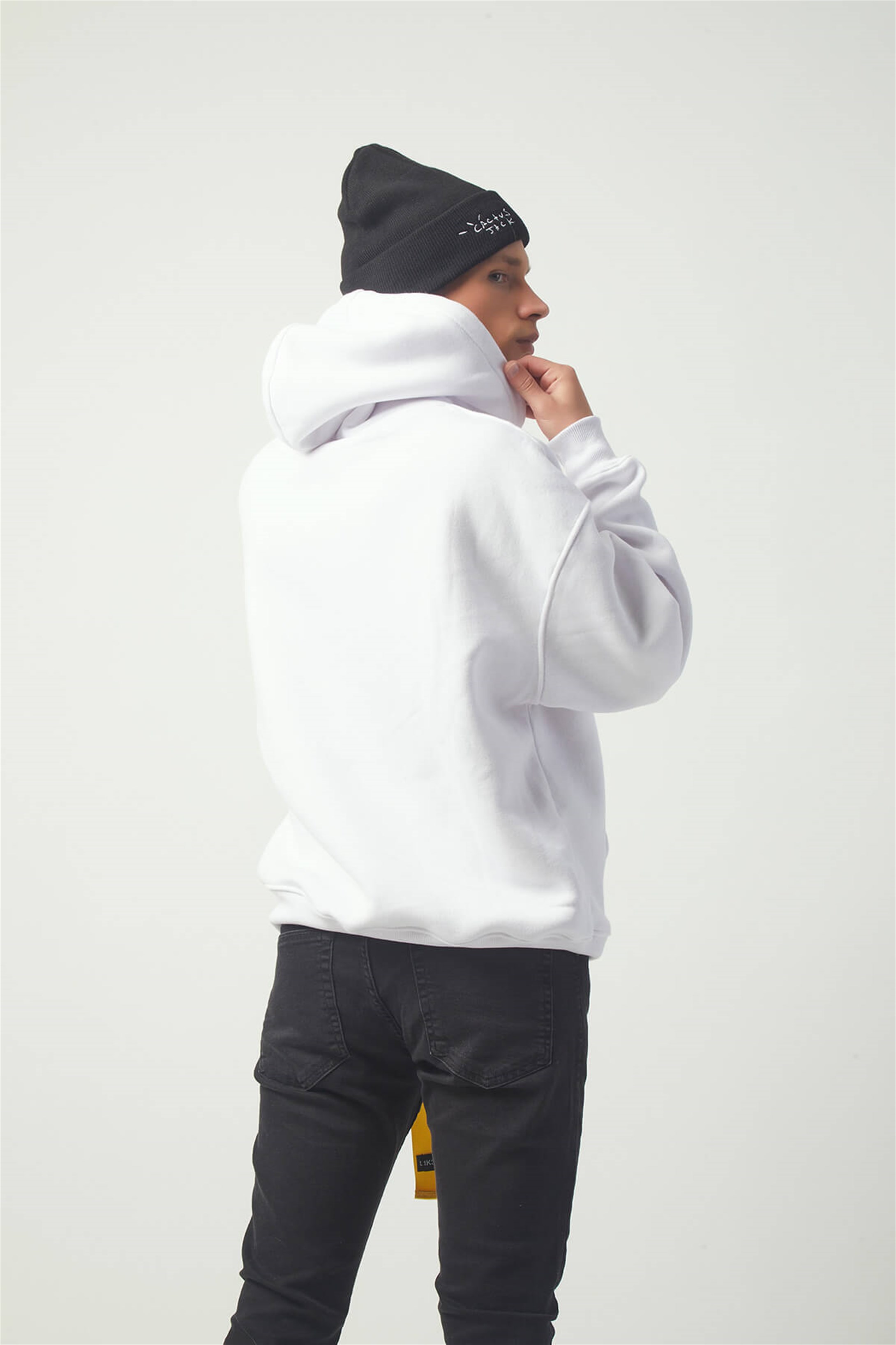 Trendiz Offline Oversıze Sweatshirt Beyaz TR30018
