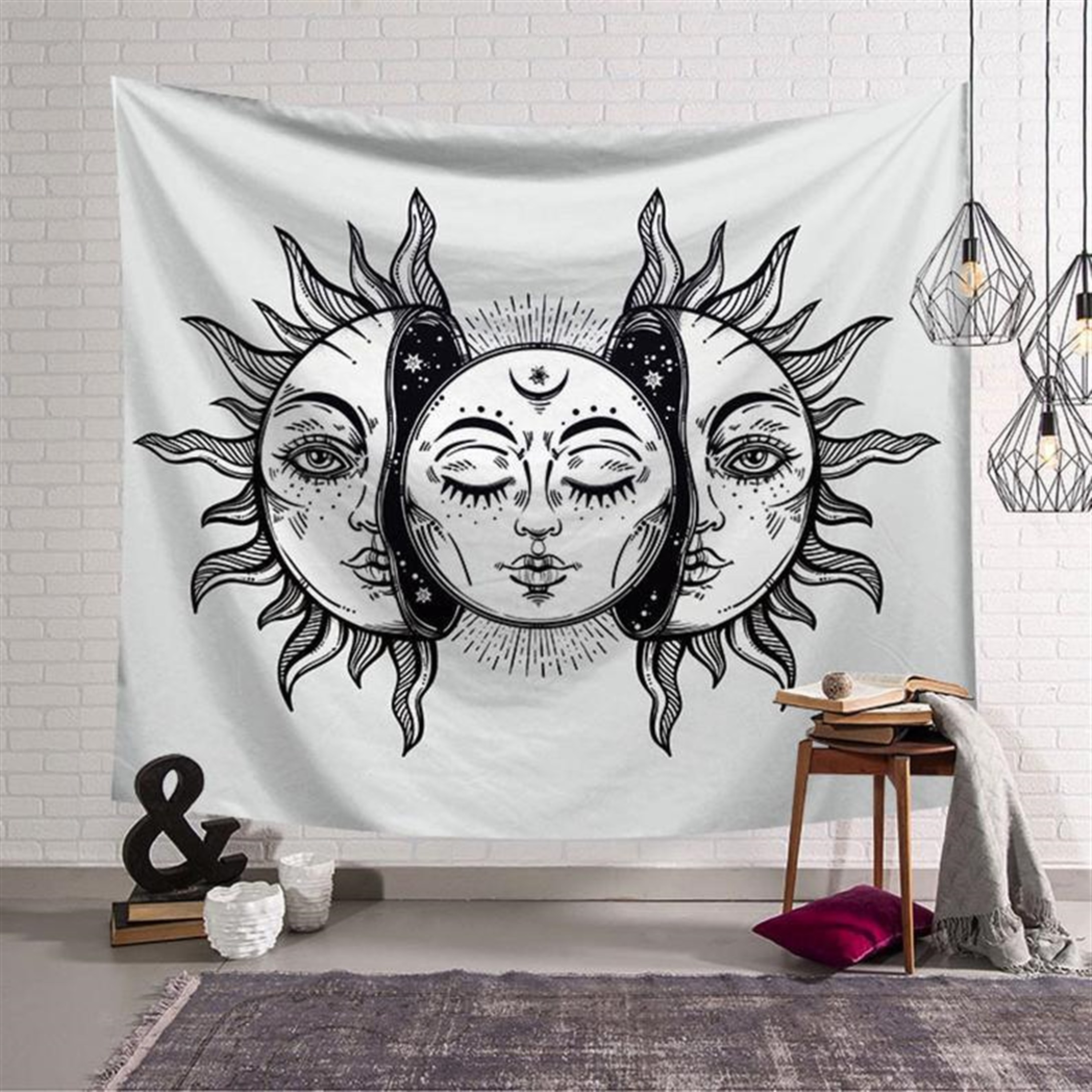 Trendiz Sun and Moon Duvar Halısı 150x100 W20022