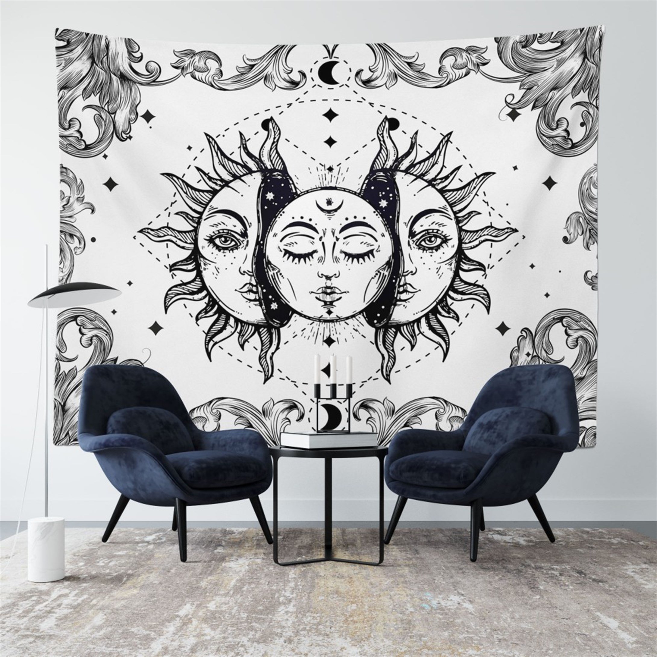 Trendiz Sun Beyaz Duvar Halısı 75x100 W20004