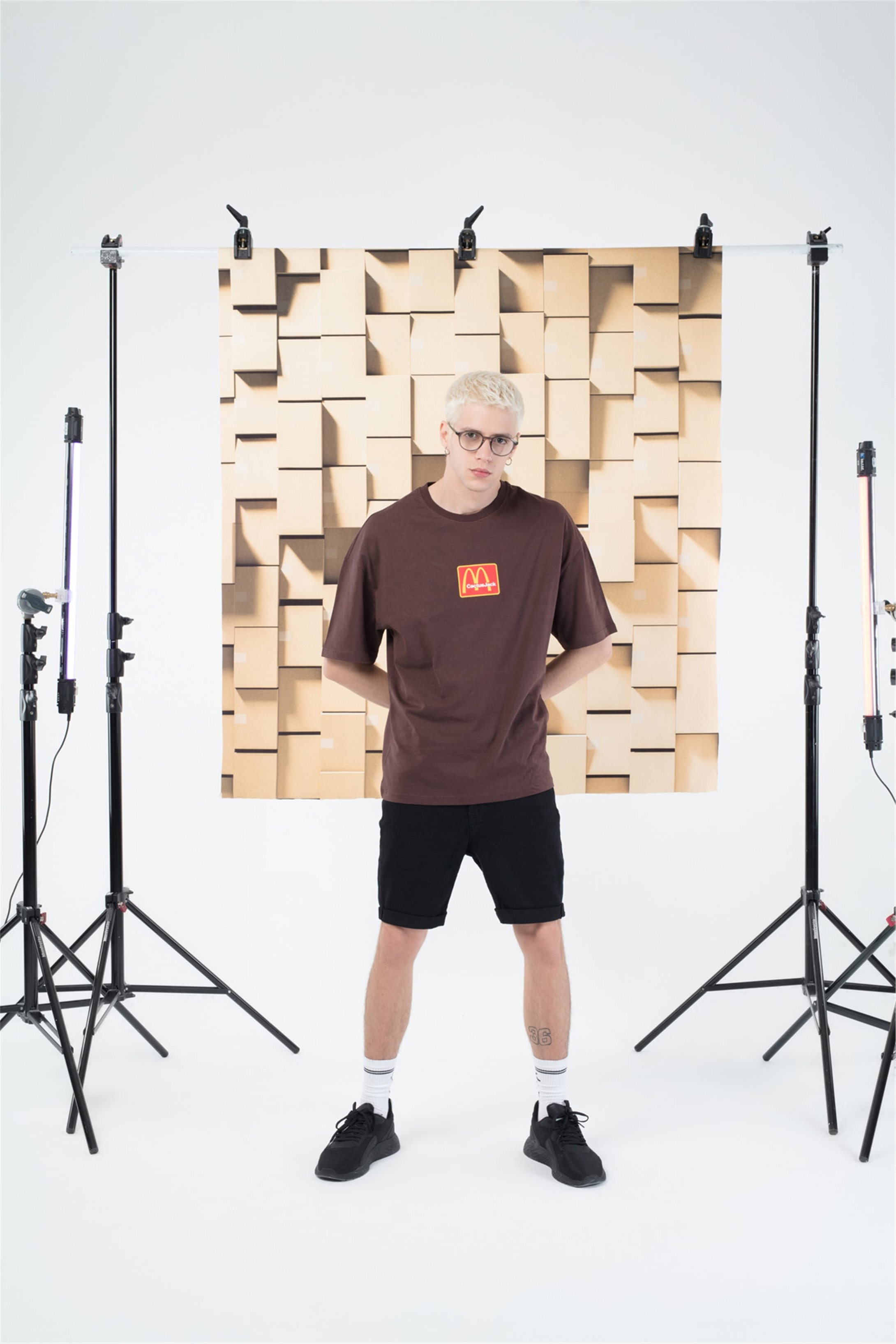 Trendiz Unisex  Mc Cactusjack Tshirt Kahverengi