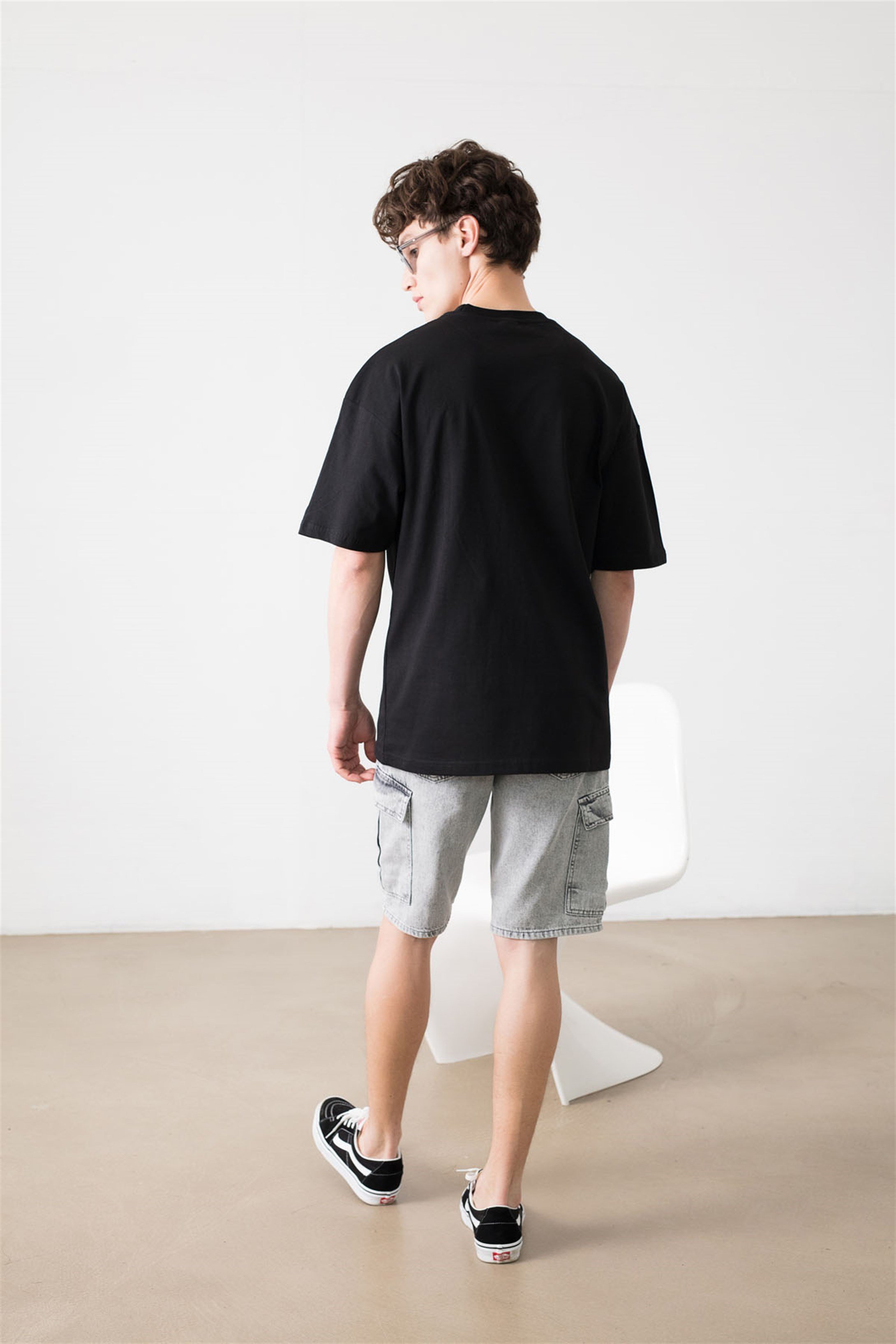 Trendiz Unisex 555 Spider Siyah Tshirt