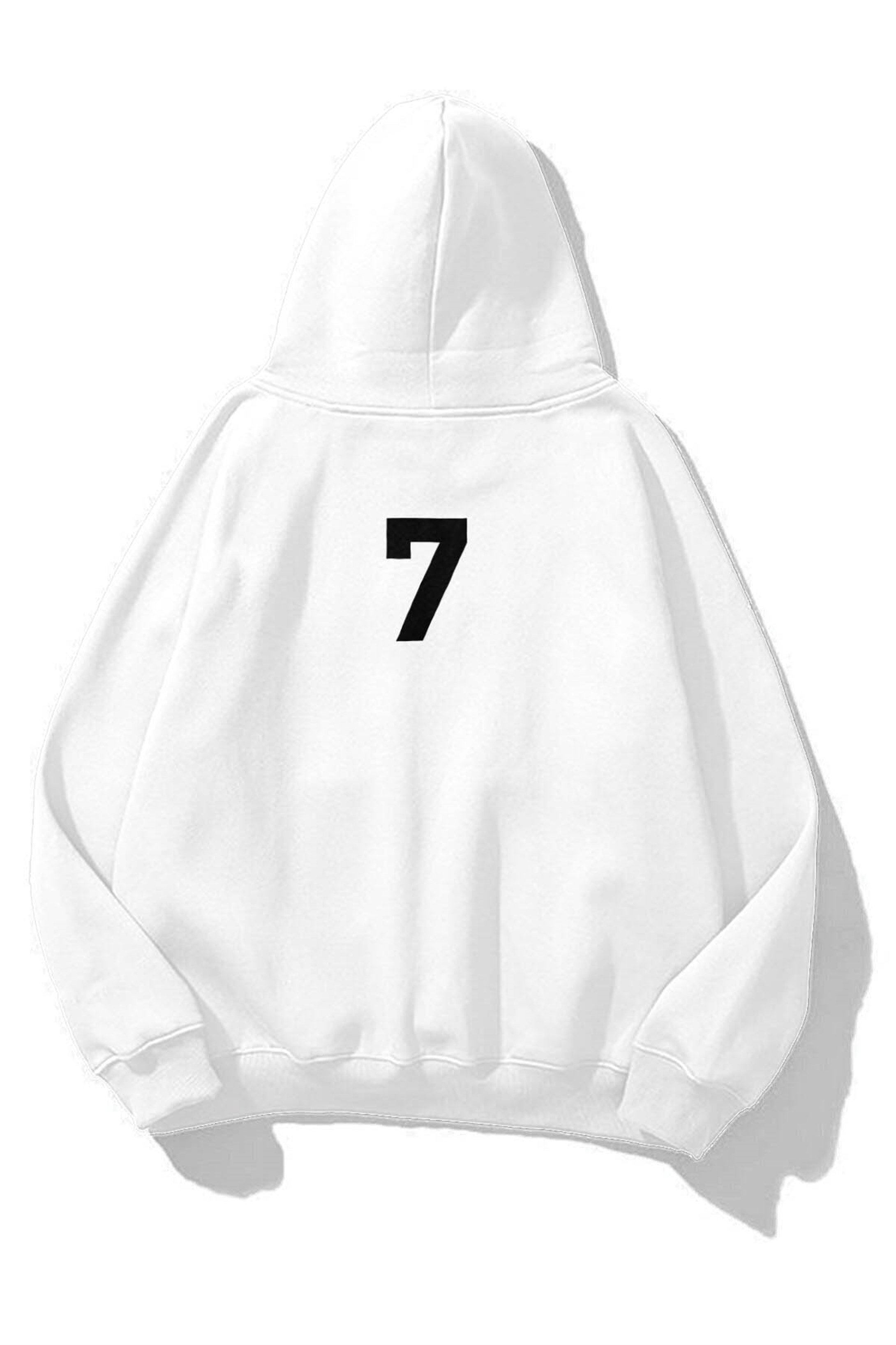 Trendiz Unisex A B C  Sweatshirt Beyaz