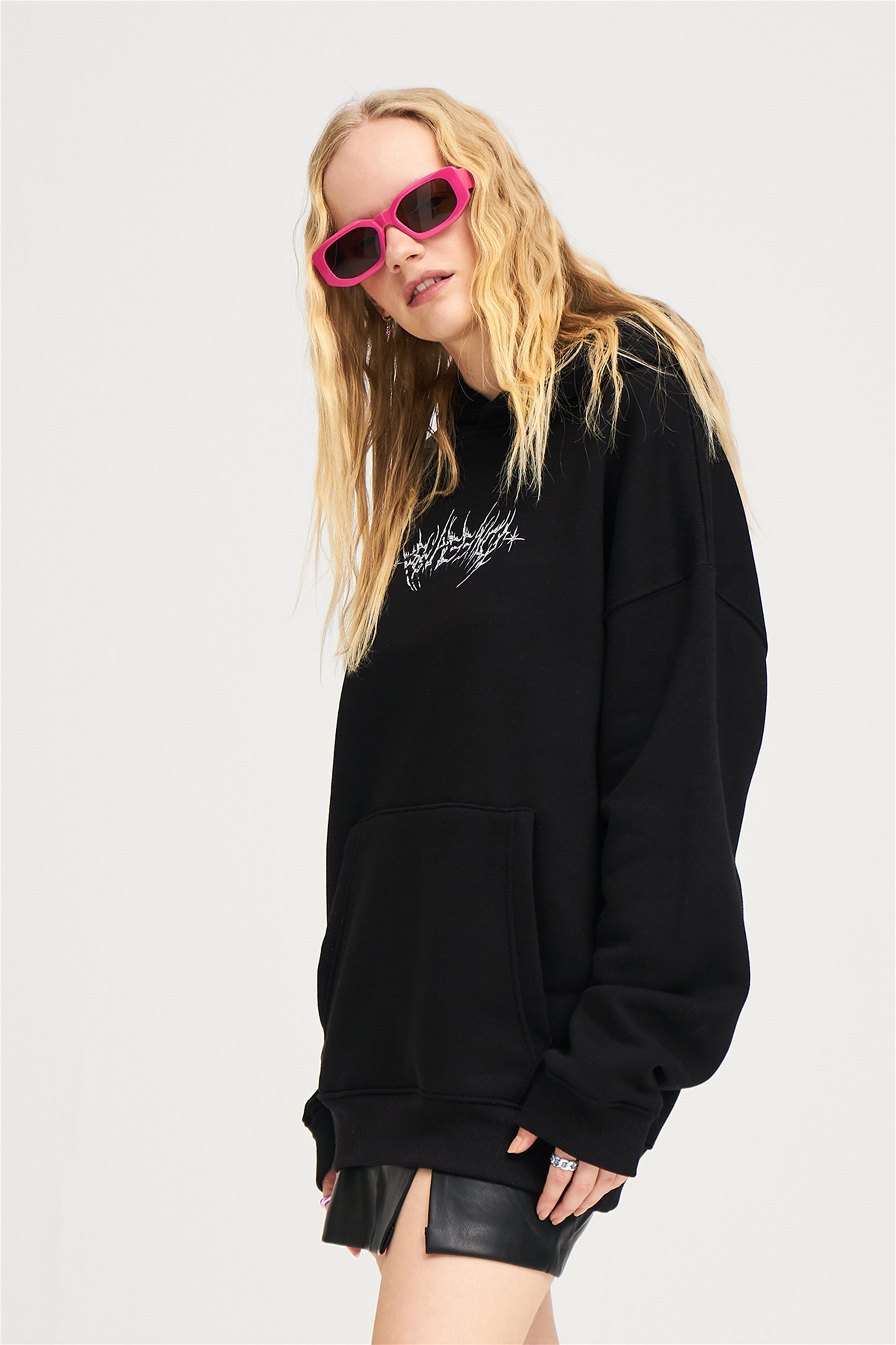 Trendiz Unisex Angel Sweatshirt Siyah