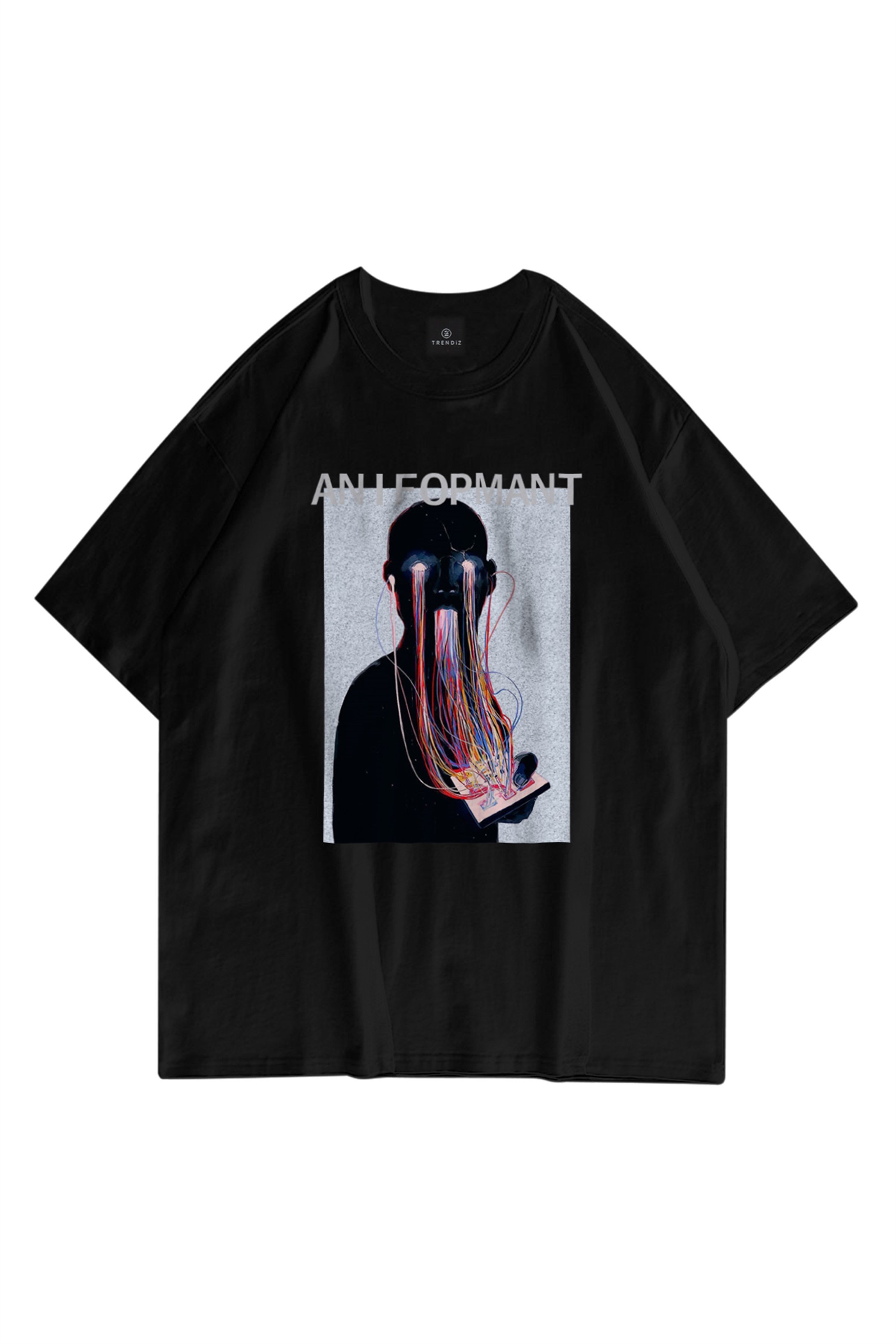 Trendiz Unisex Aniformant Siyah Tshirt