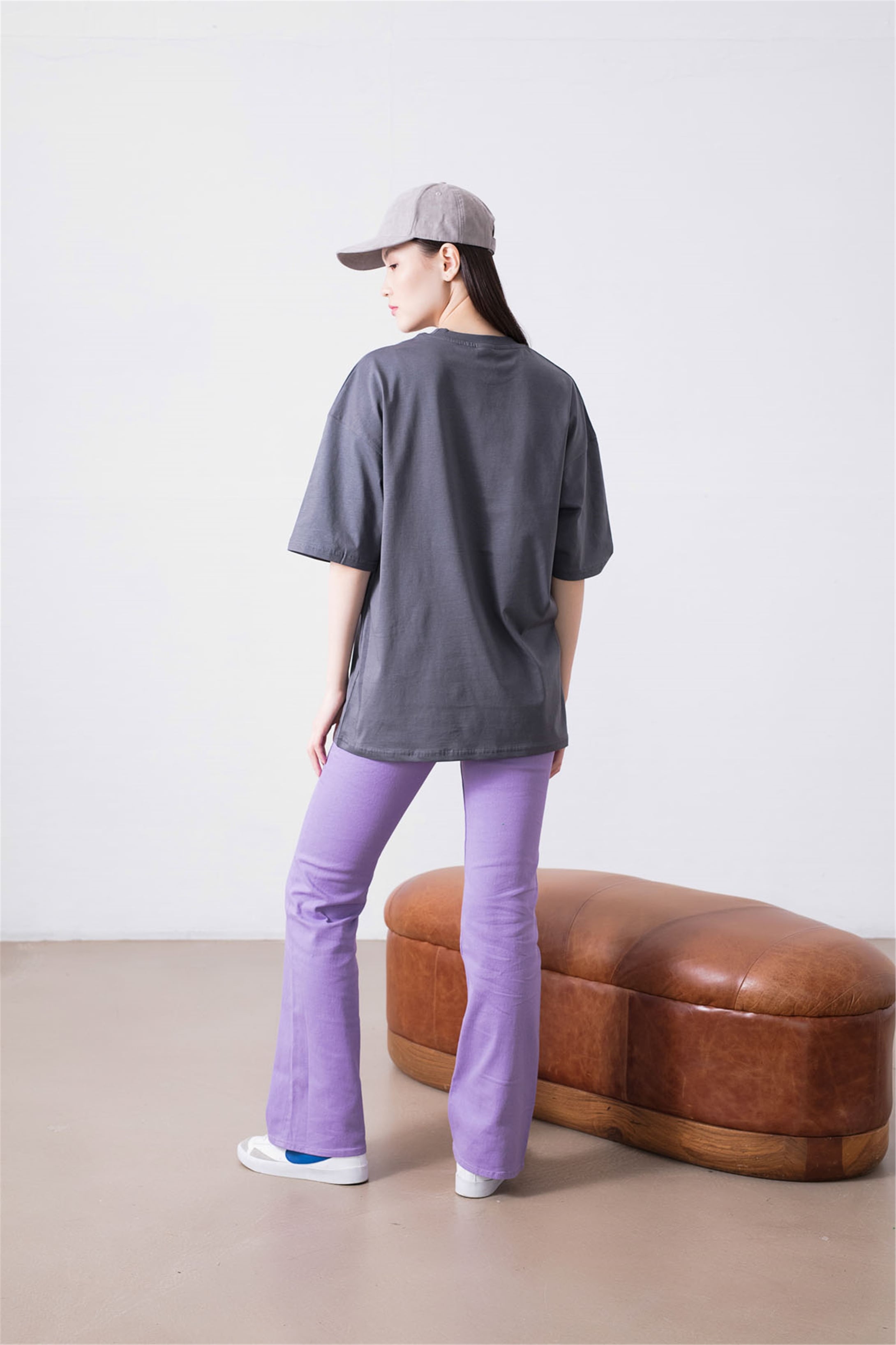 Trendiz Unisex Antrasit Basic Tshirt