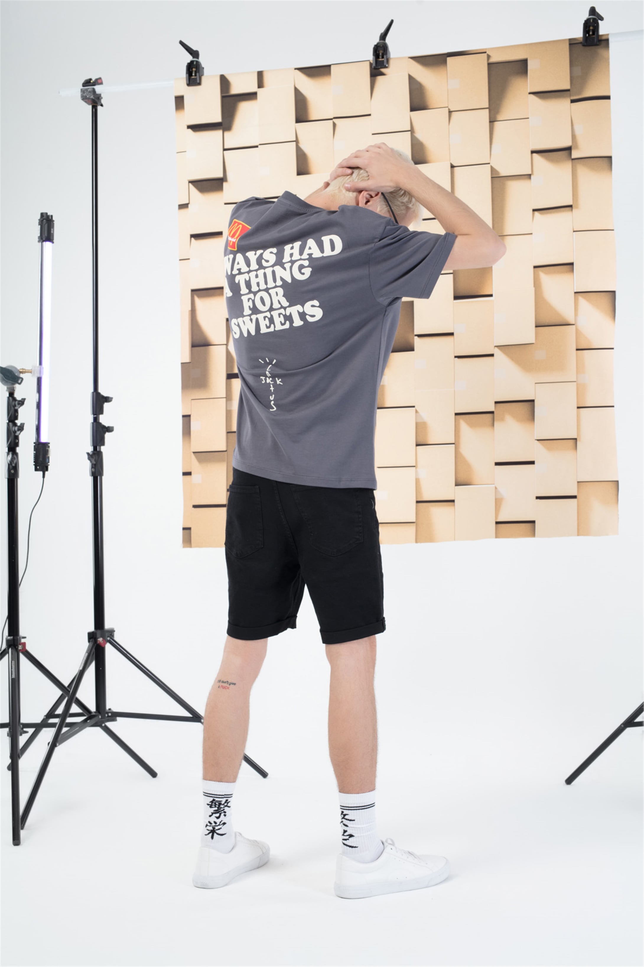 Trendiz Unisex Applepie Cactusjack Tshirt Antrasit