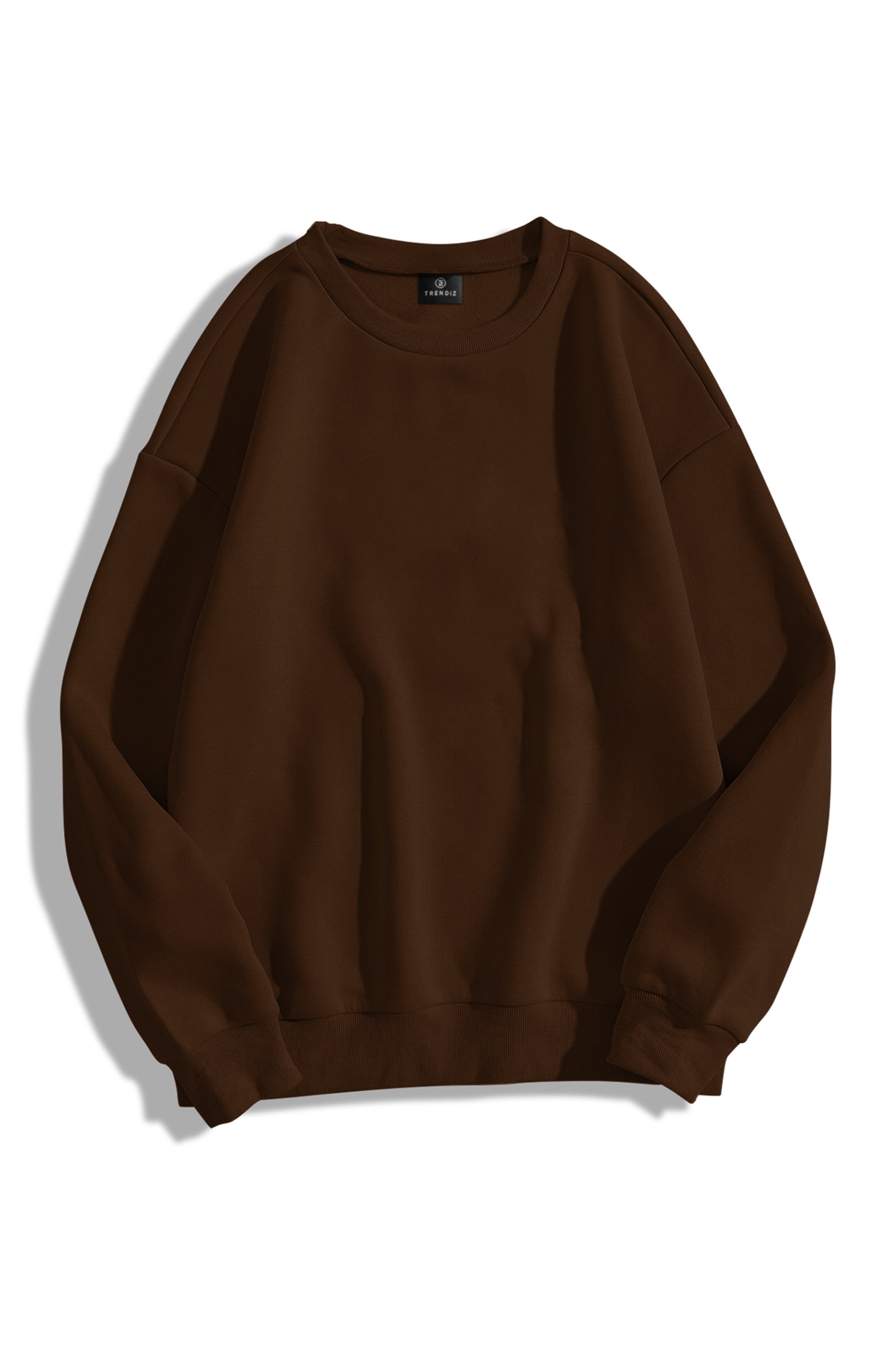Trendiz Unisex Basic Bisiklet Yaka Sweatshirt