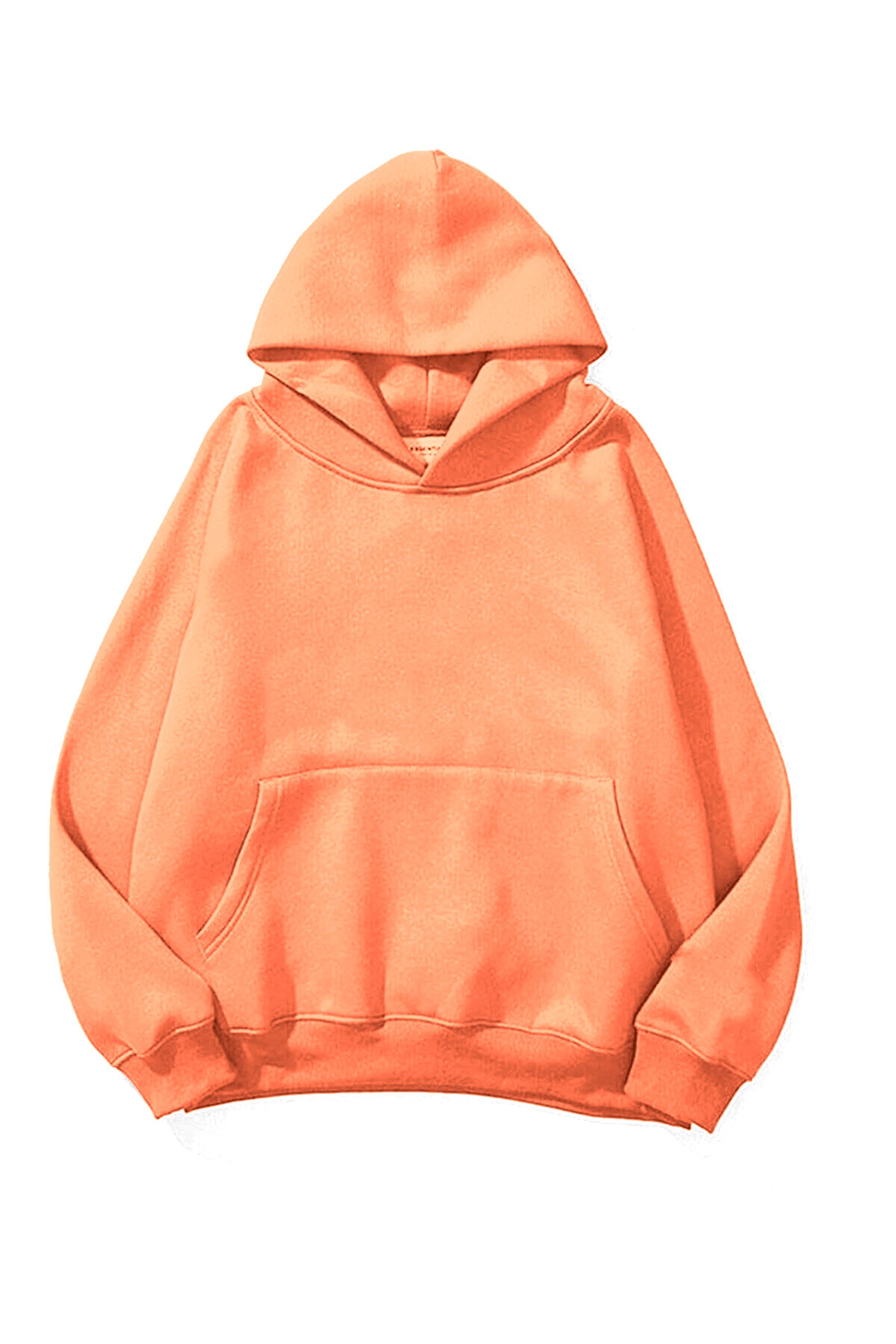 Trendiz Unisex Basic Sweatshirt Neon Orange