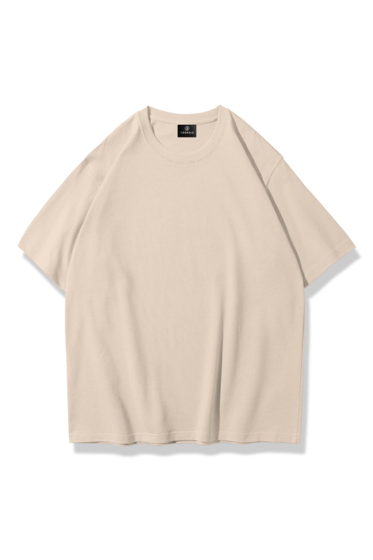 Trendiz Unisex Basic Tshirt Taş