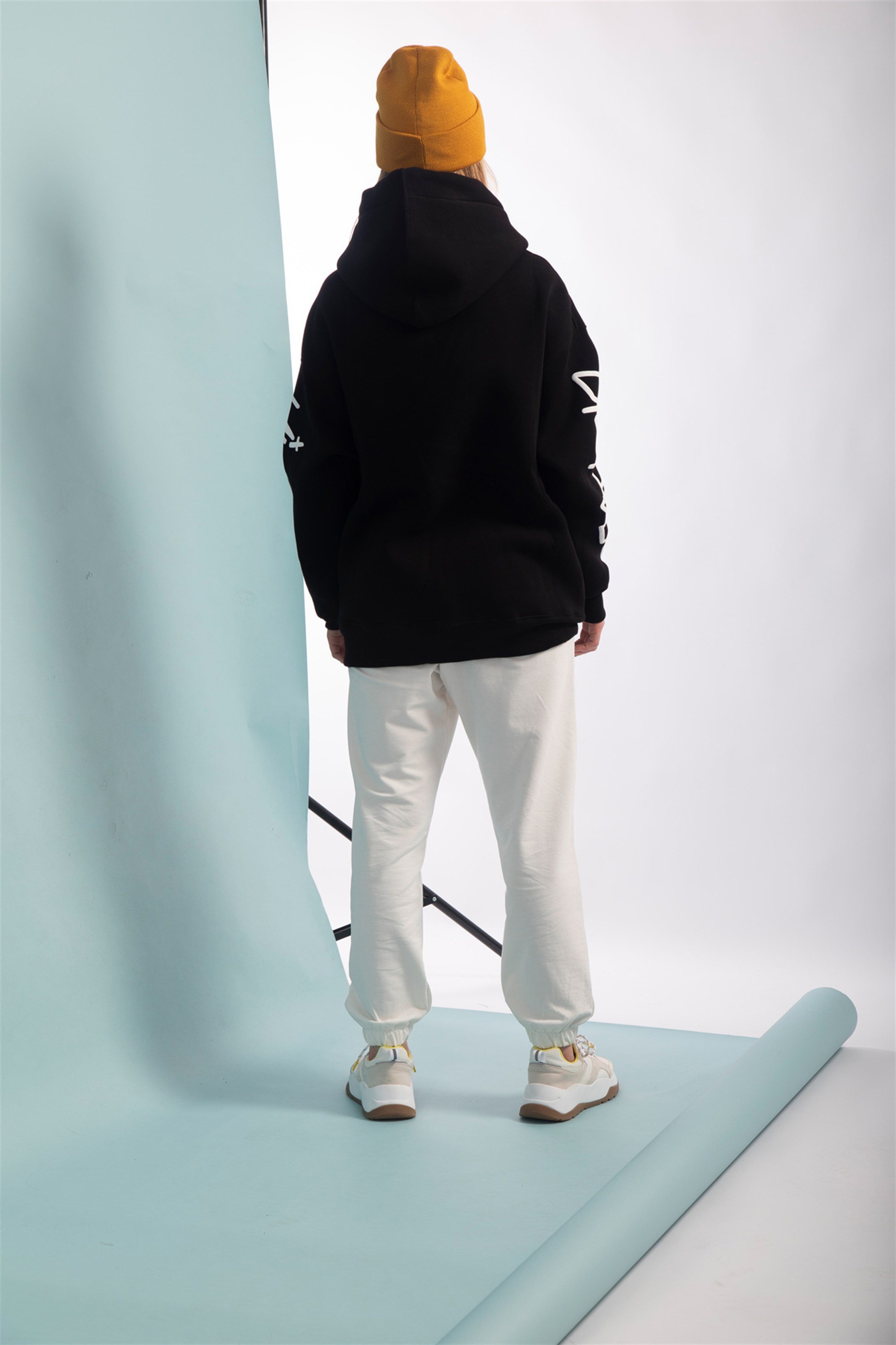 Trendiz Unisex Baskılı Hell Boy Oversize Sweatshirt  Siyah TR30043
