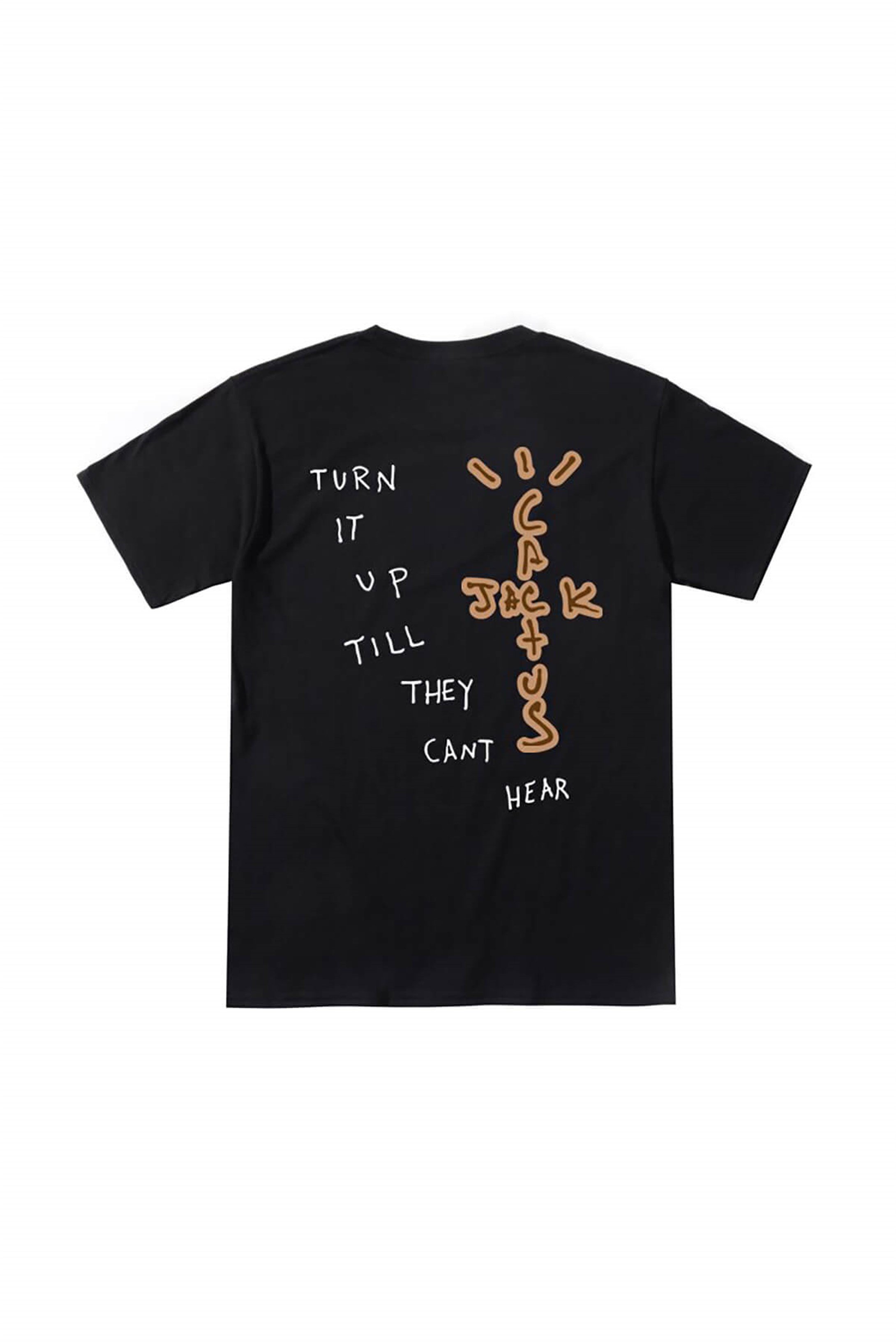 Trendiz Unisex Baskılı Hıghest Oversize Tshirt Siyah