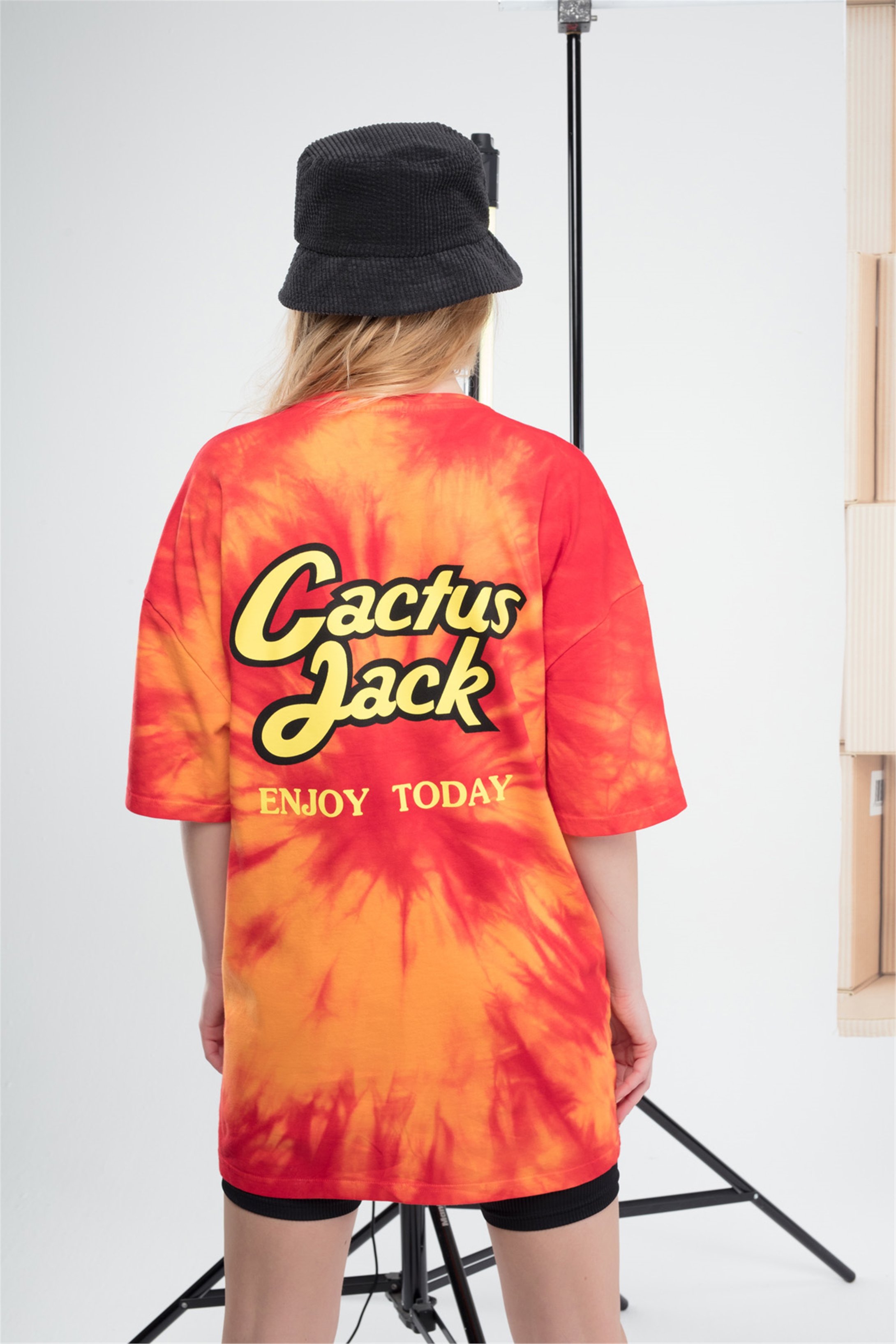 Trendiz Unisex Batik Cactusjack Tshirt Turuncu