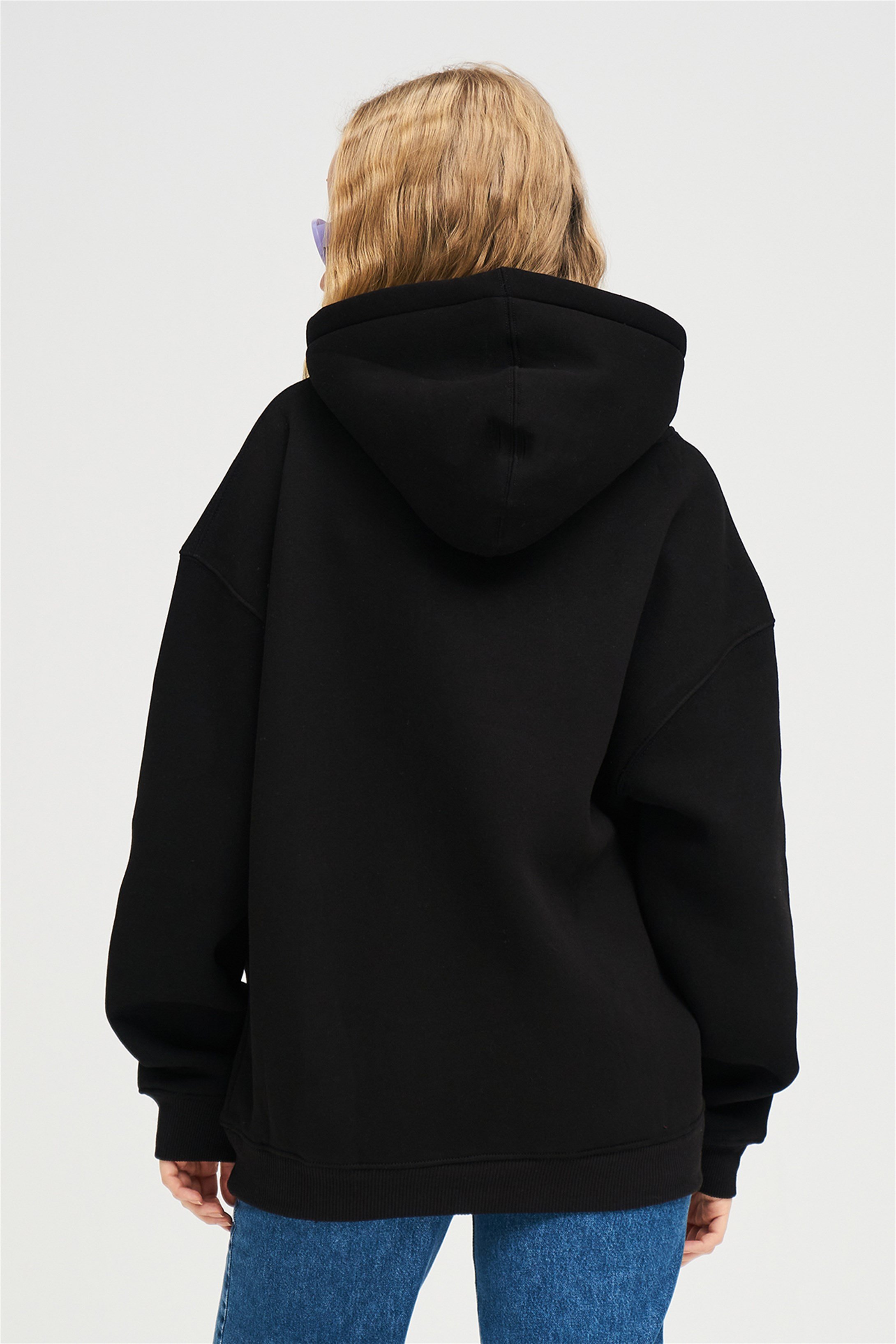 Trendiz Unisex Broken Angel Sweatshirt Siyah