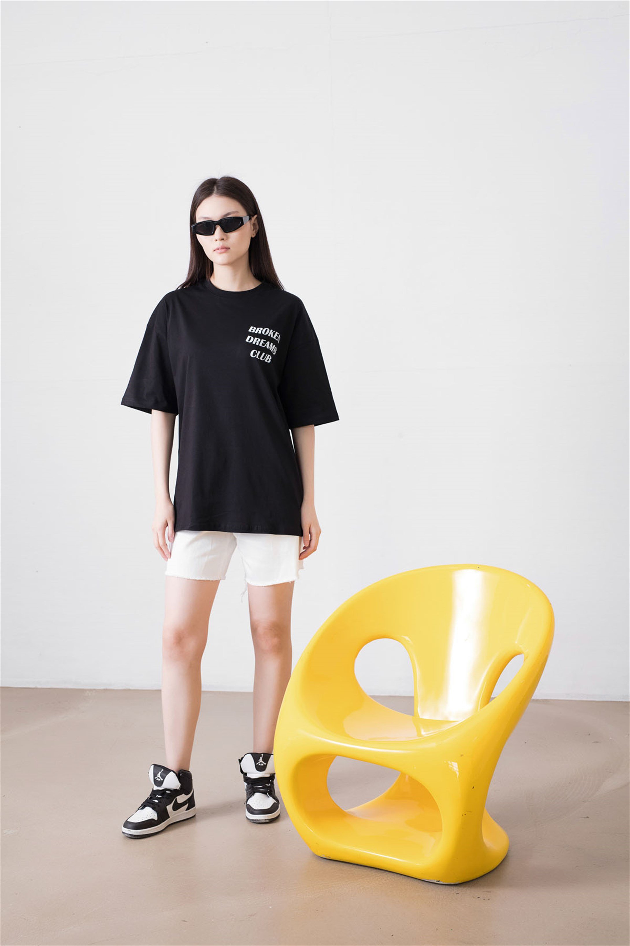 Trendiz Unisex Broken Dreams Club Siyah Tshirt