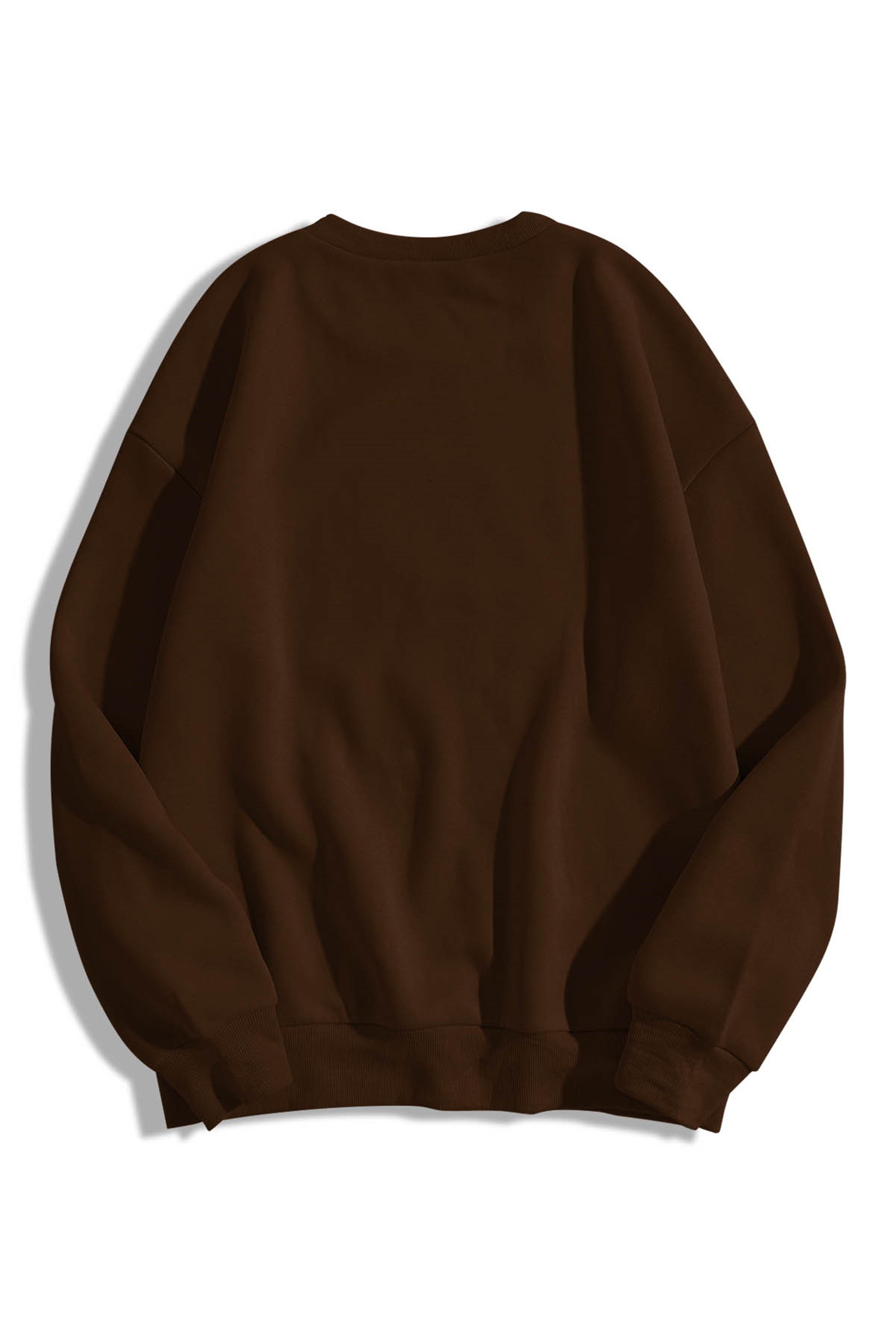 Trendiz Unisex Burn Bisiklet Yaka Sweatshirt