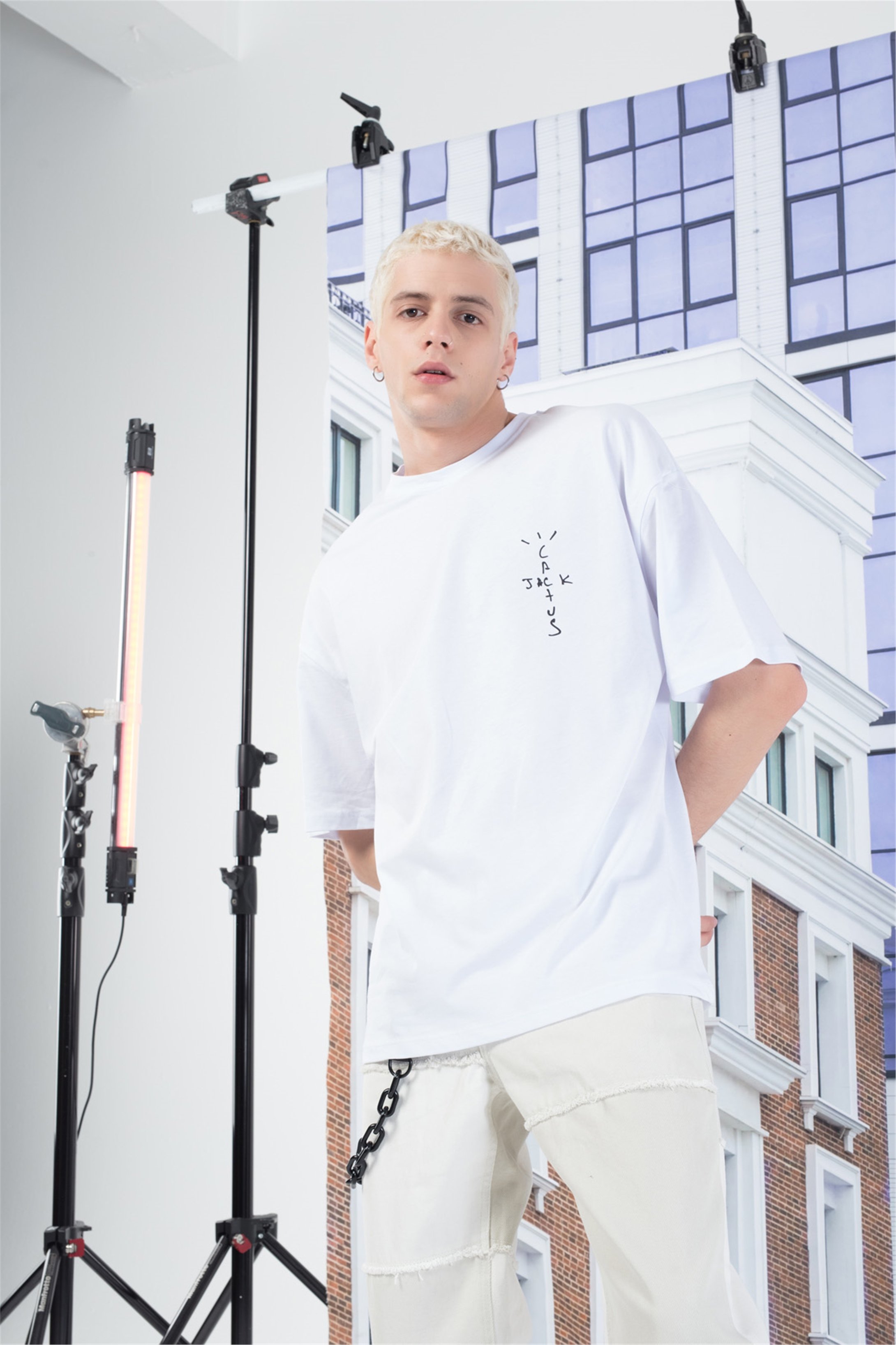 Trendiz Unisex Cactusjack Tshirt Beyaz