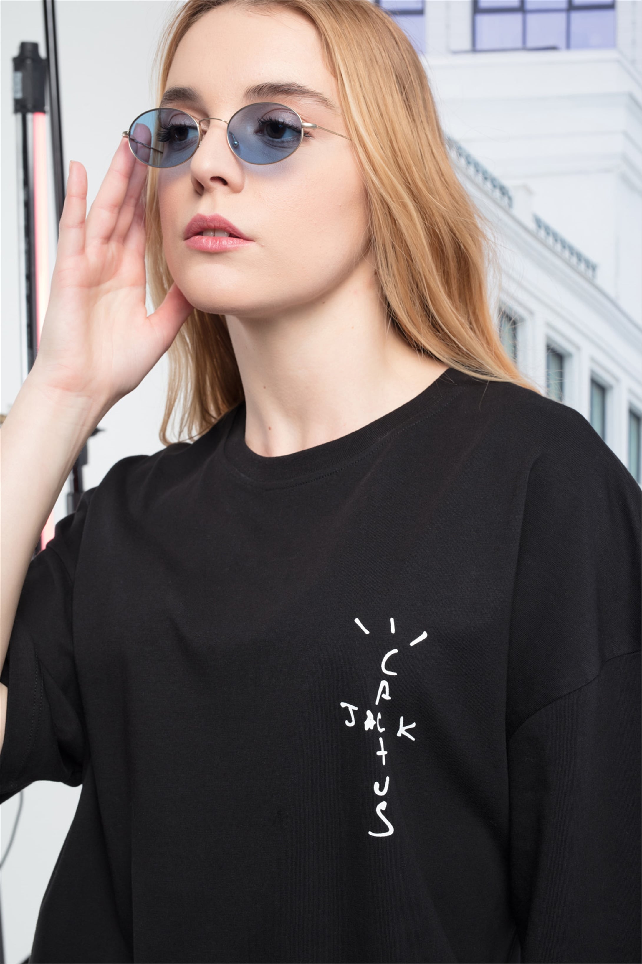 Trendiz Unisex Cactusjack Tshirt Siyah