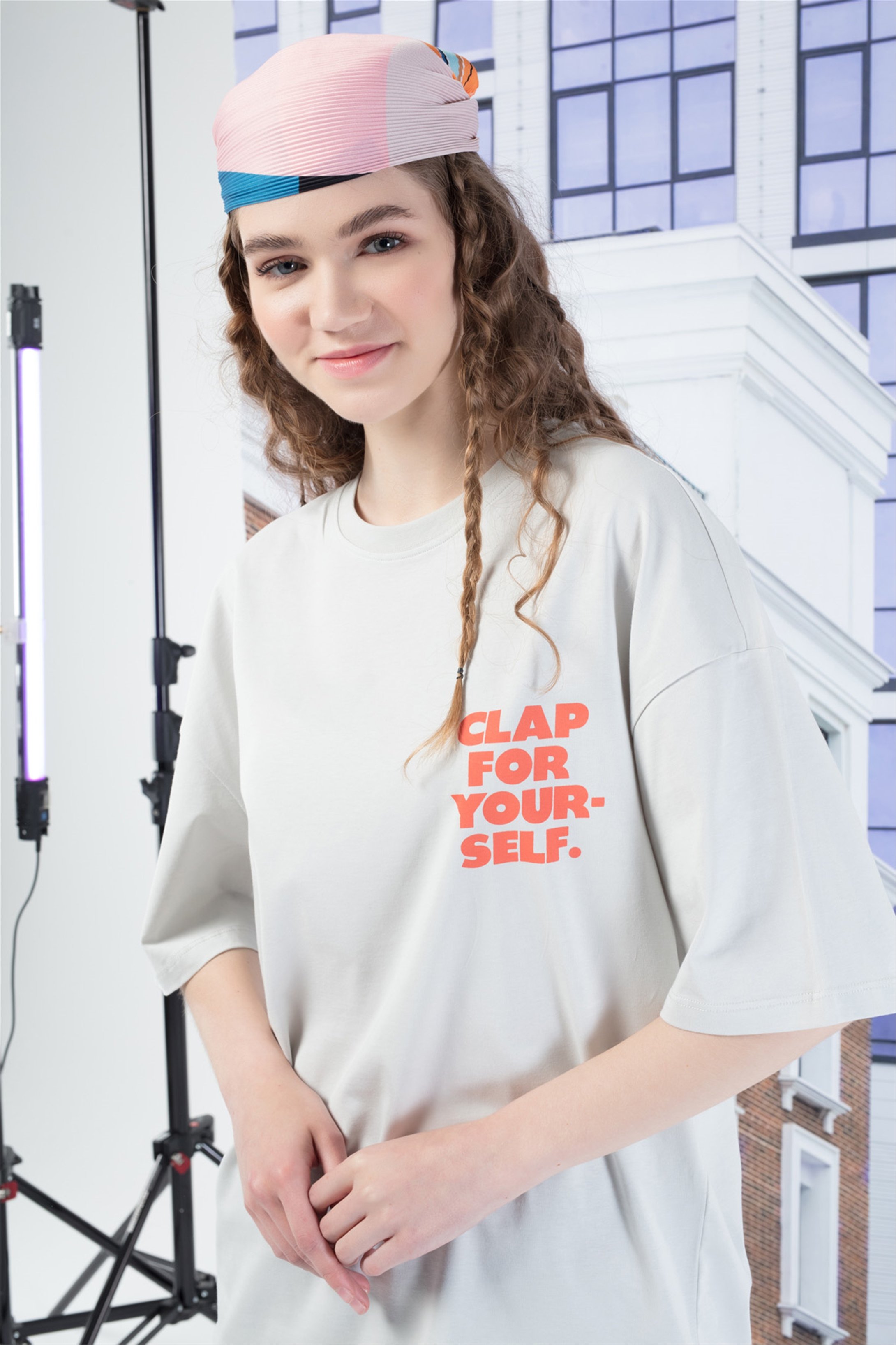 Trendiz Unisex Clap Tshirt Taş