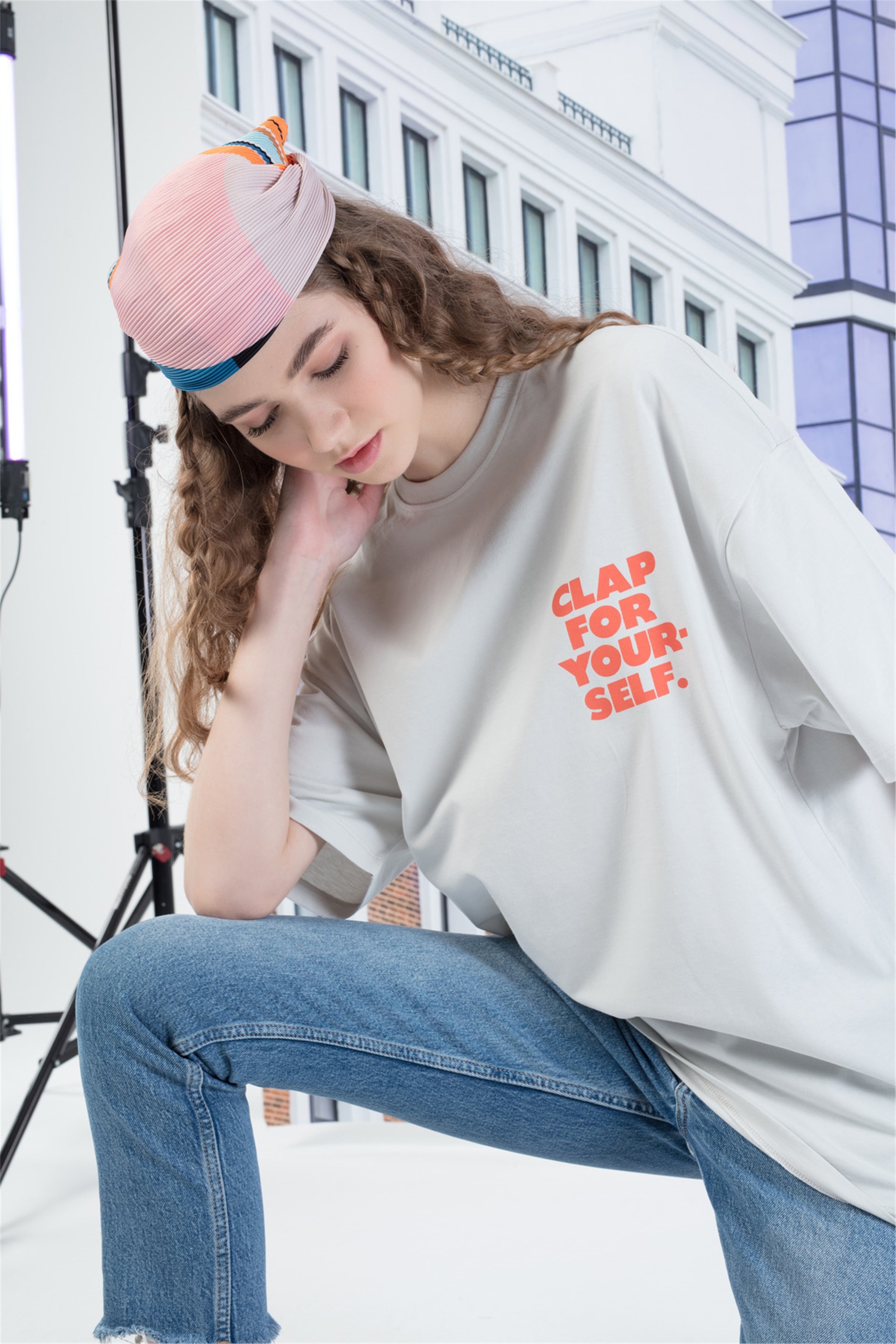 Trendiz Unisex Clap Tshirt Taş