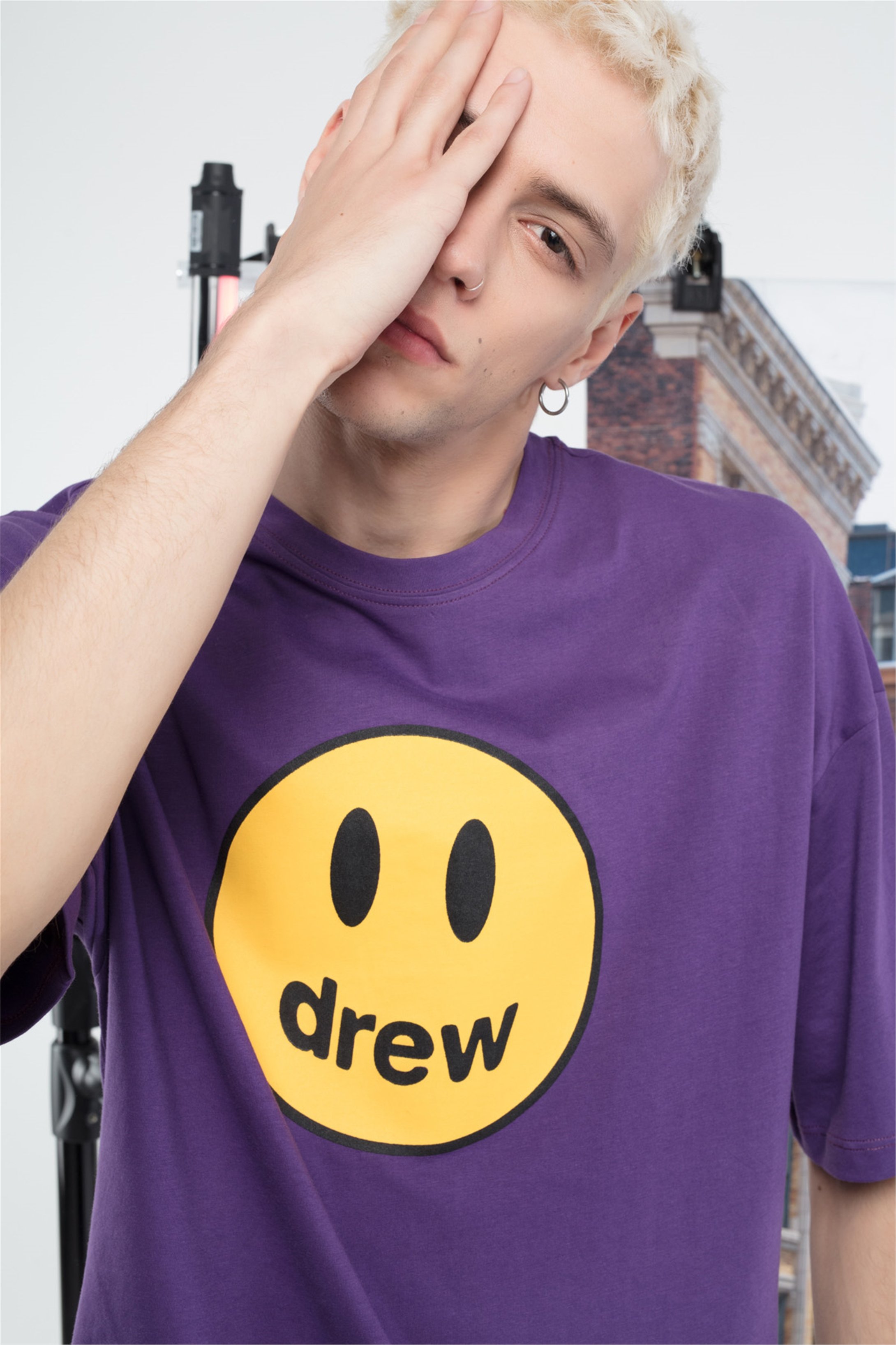 Trendiz Unisex Drew Tshirt Mor