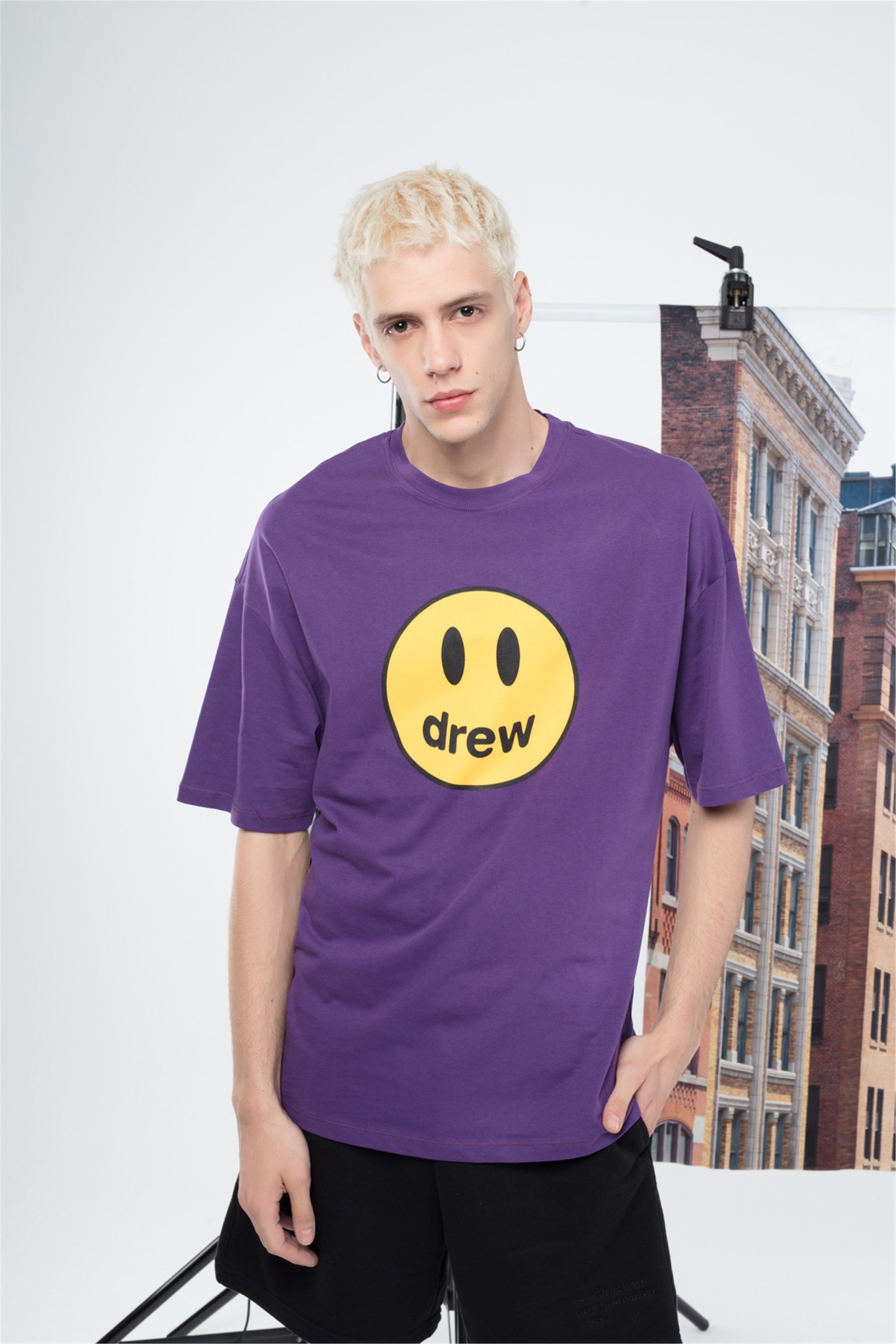 Trendiz Unisex Drew Tshirt Mor