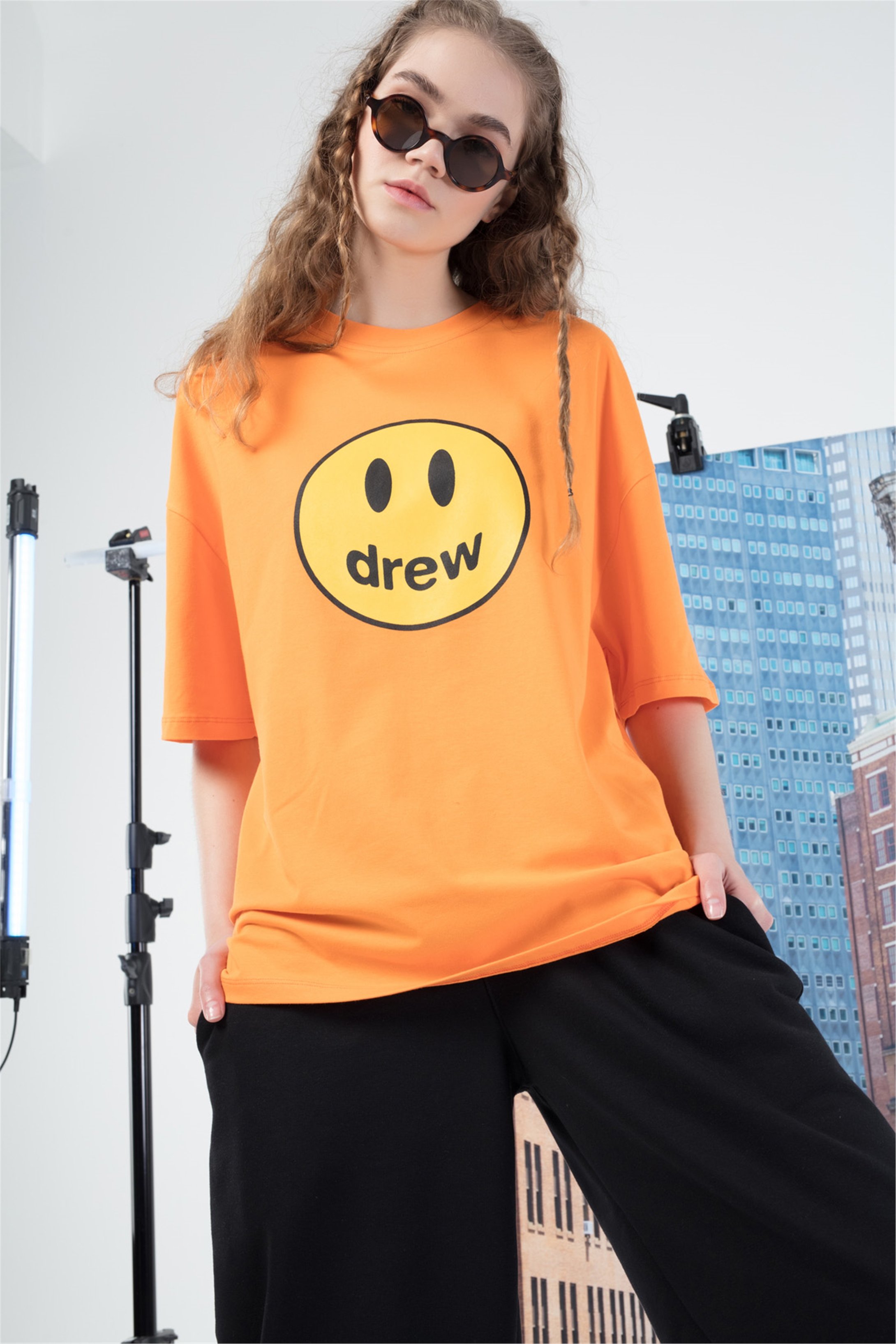 Trendiz Unisex Drew Tshirt Turuncu