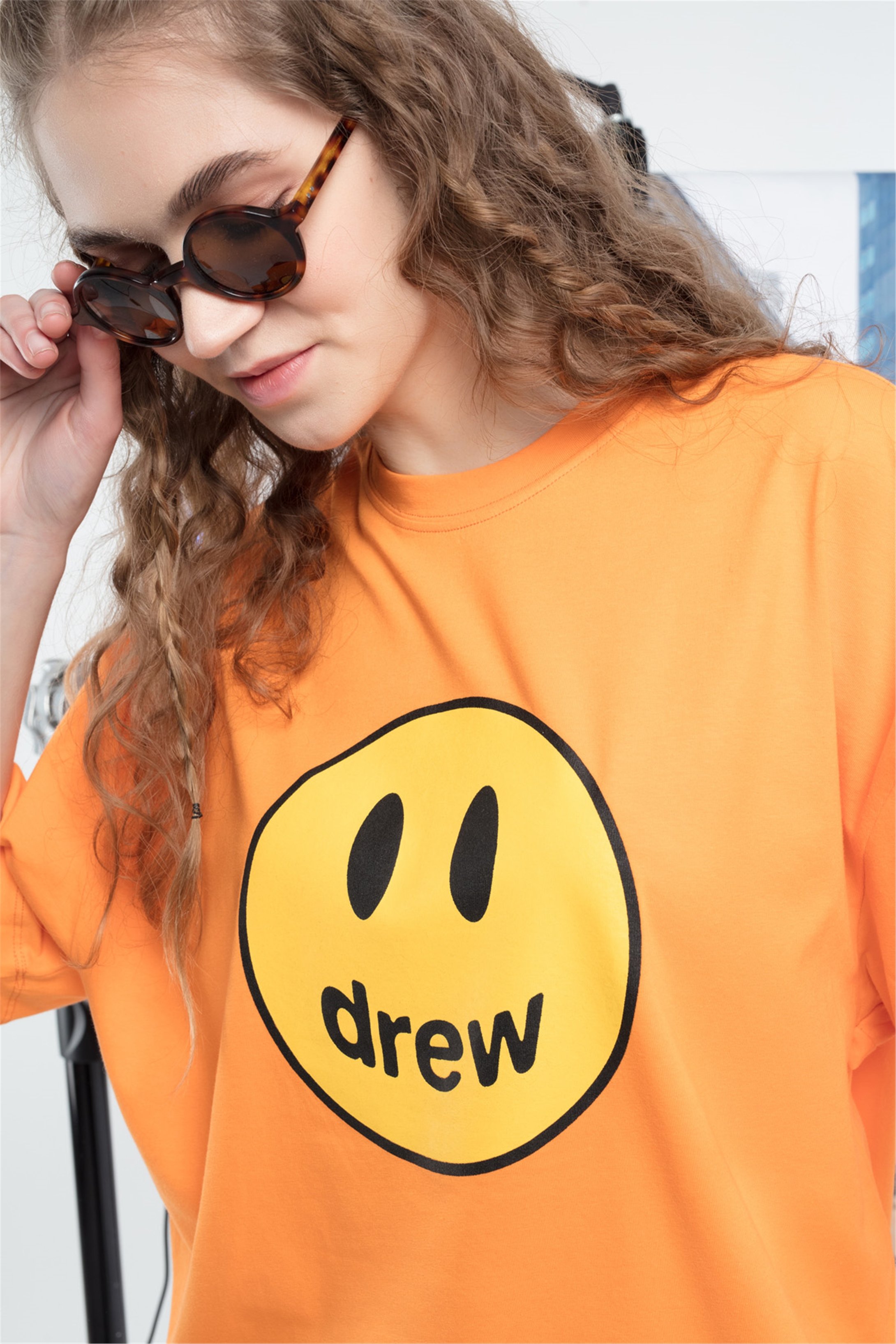 Trendiz Unisex Drew Tshirt Turuncu