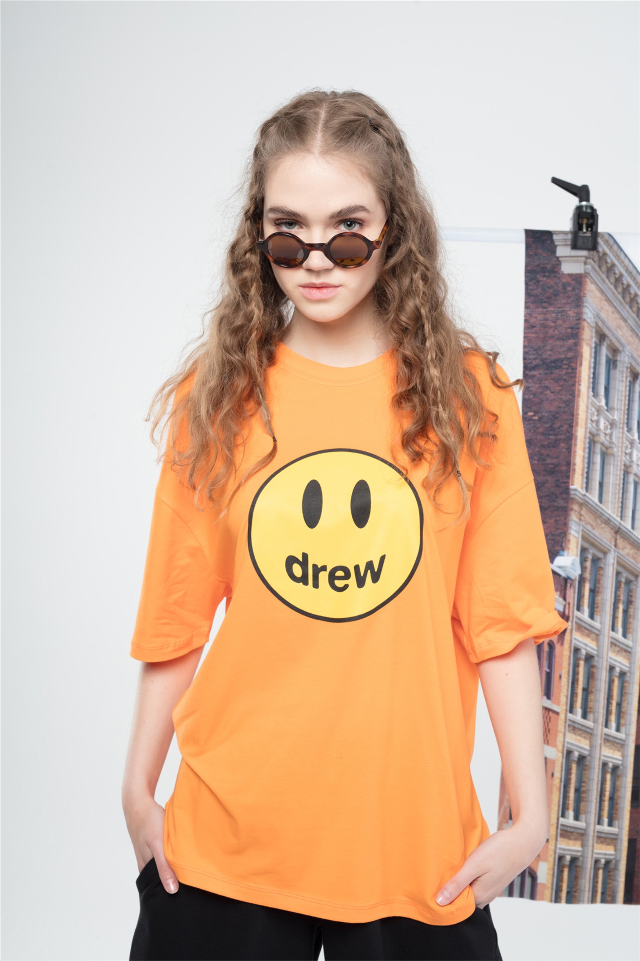 Trendiz Unisex Drew Tshirt Turuncu