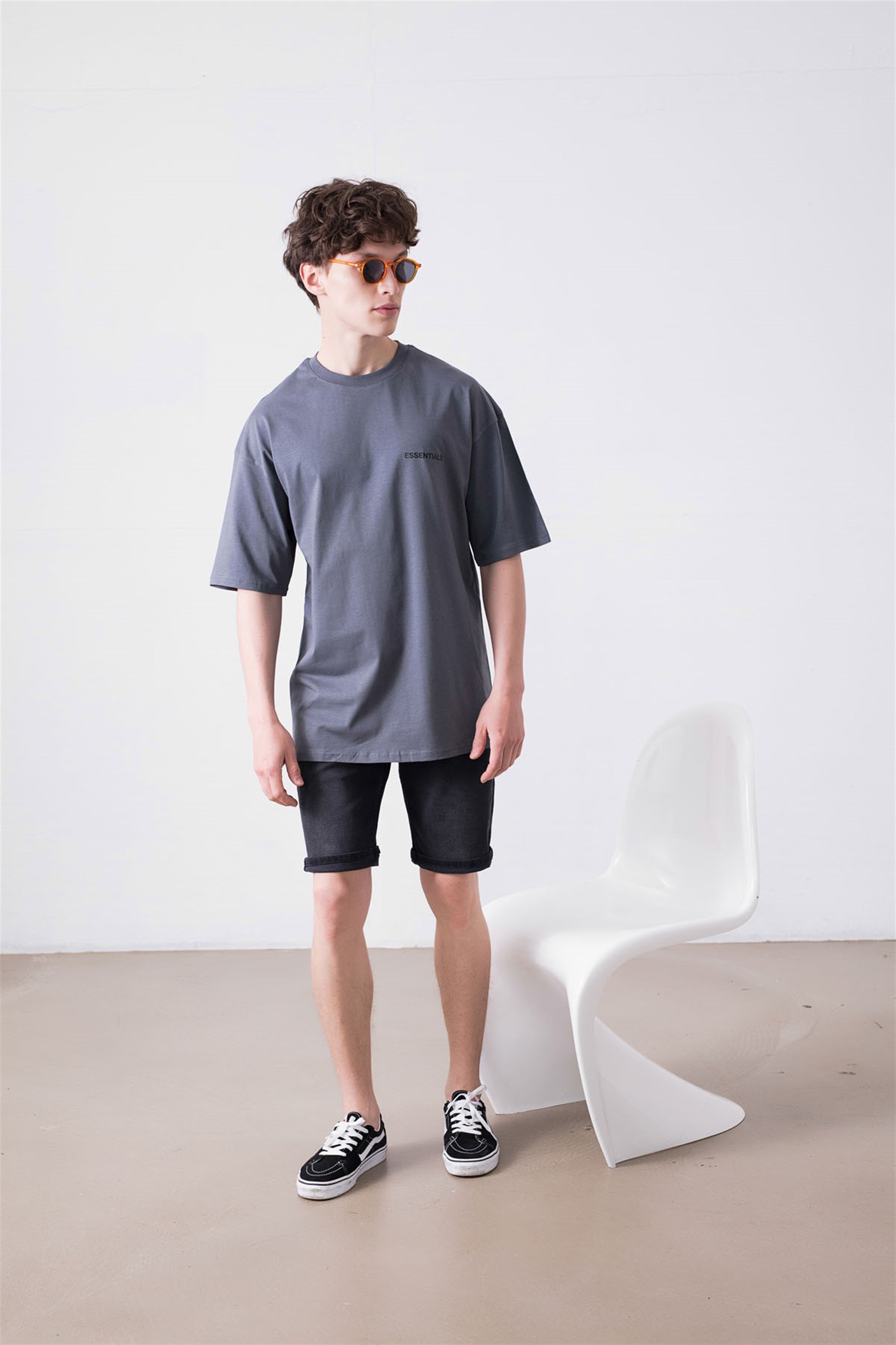 Trendiz Unisex Essentials 303 Antrasit Tshirt