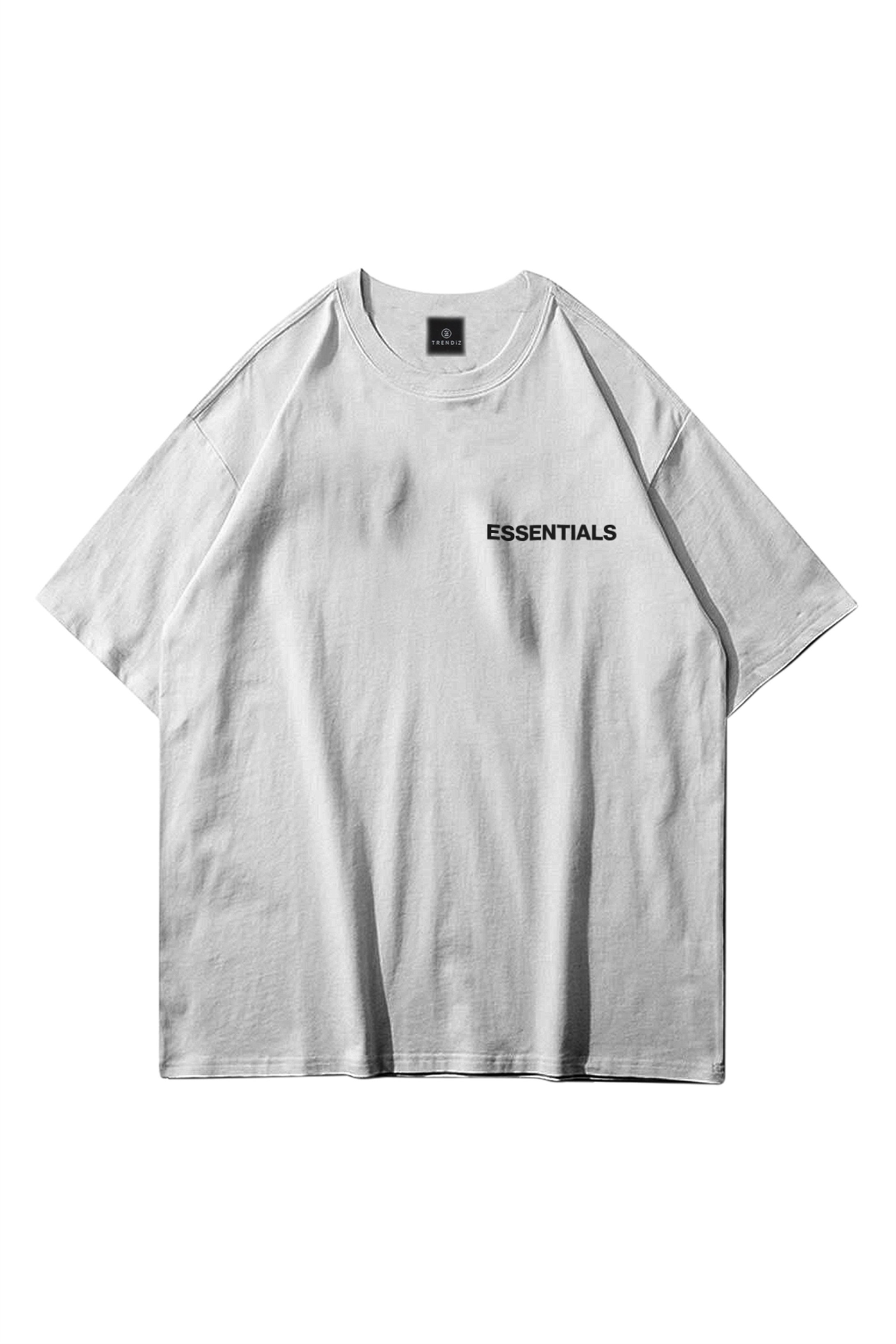 Trendiz Unisex Essentials 303 Beyaz Tshirt
