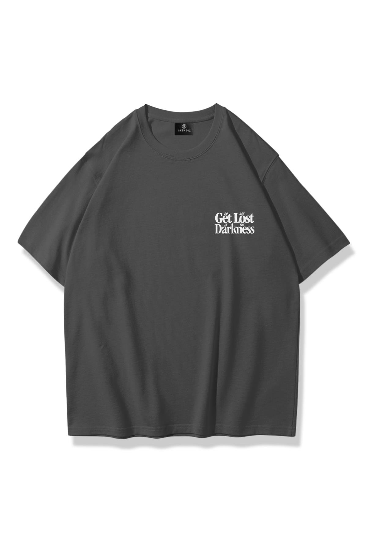 Trendiz Unisex Get Lost Tshirt Antrasit