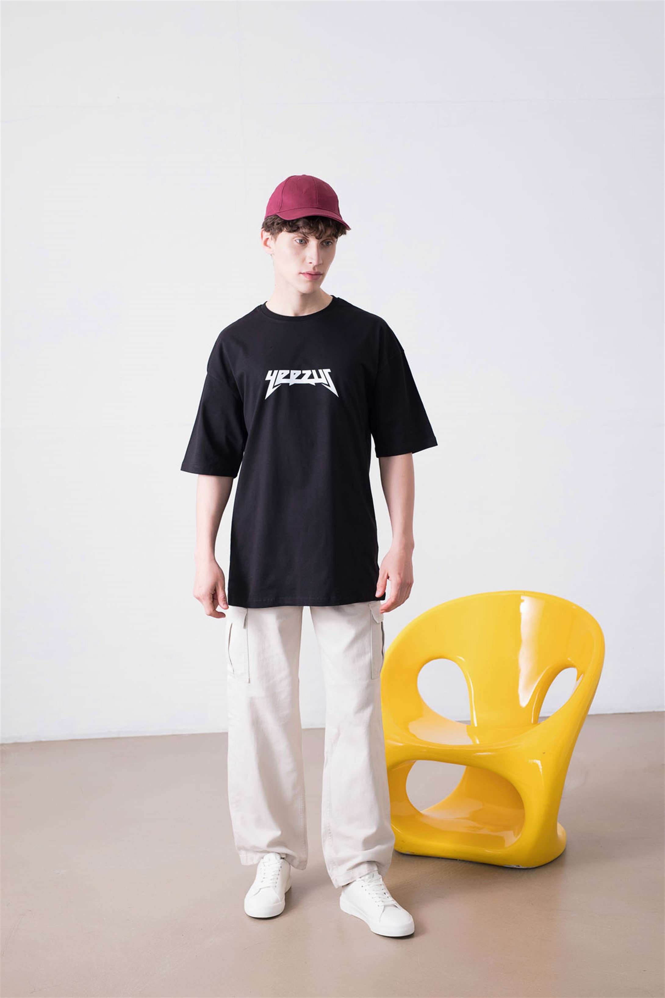 Trendiz Unisex God Wants You Yeezus Siyah Tshirt