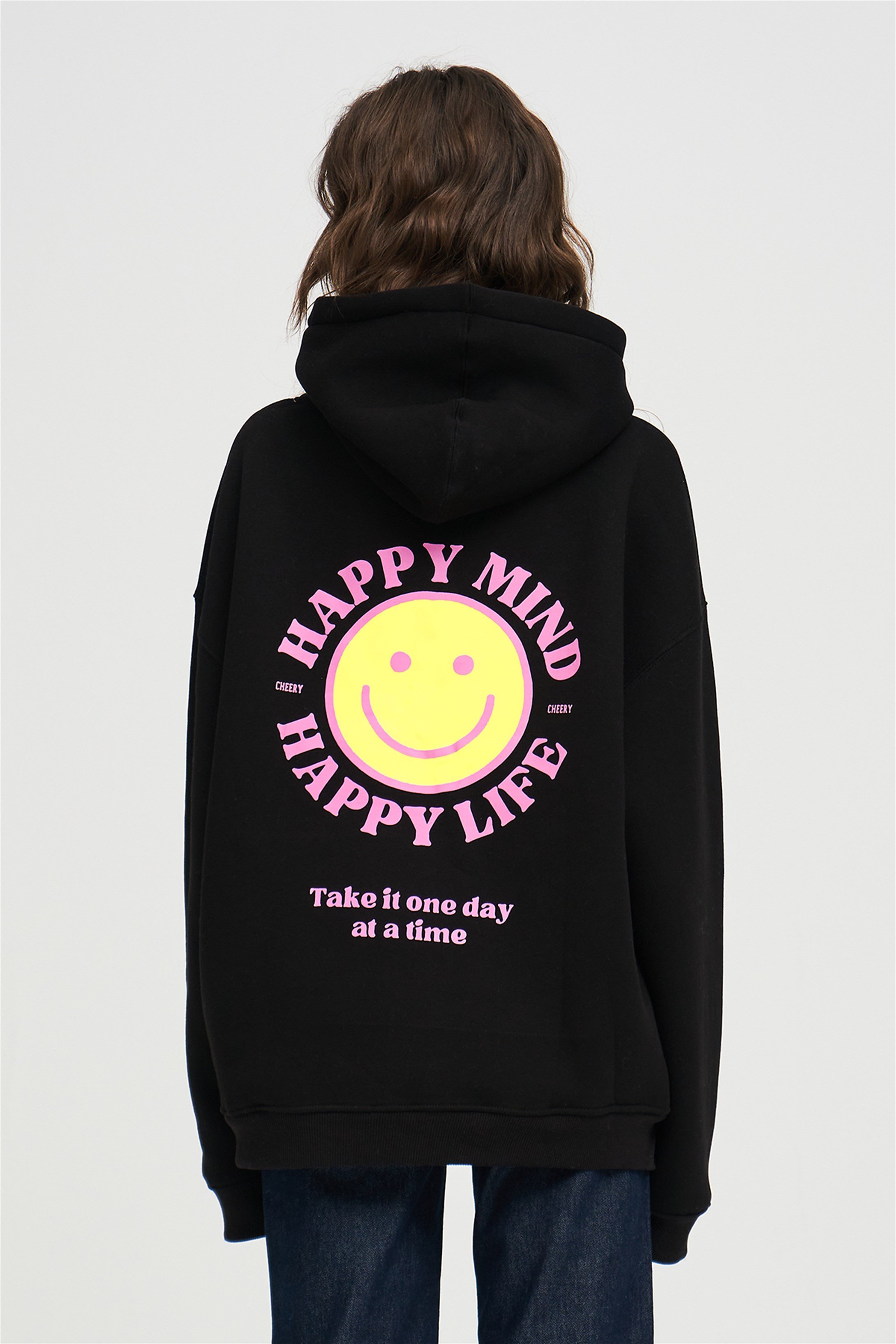 Trendiz Unisex Happy Life Sweatshirt