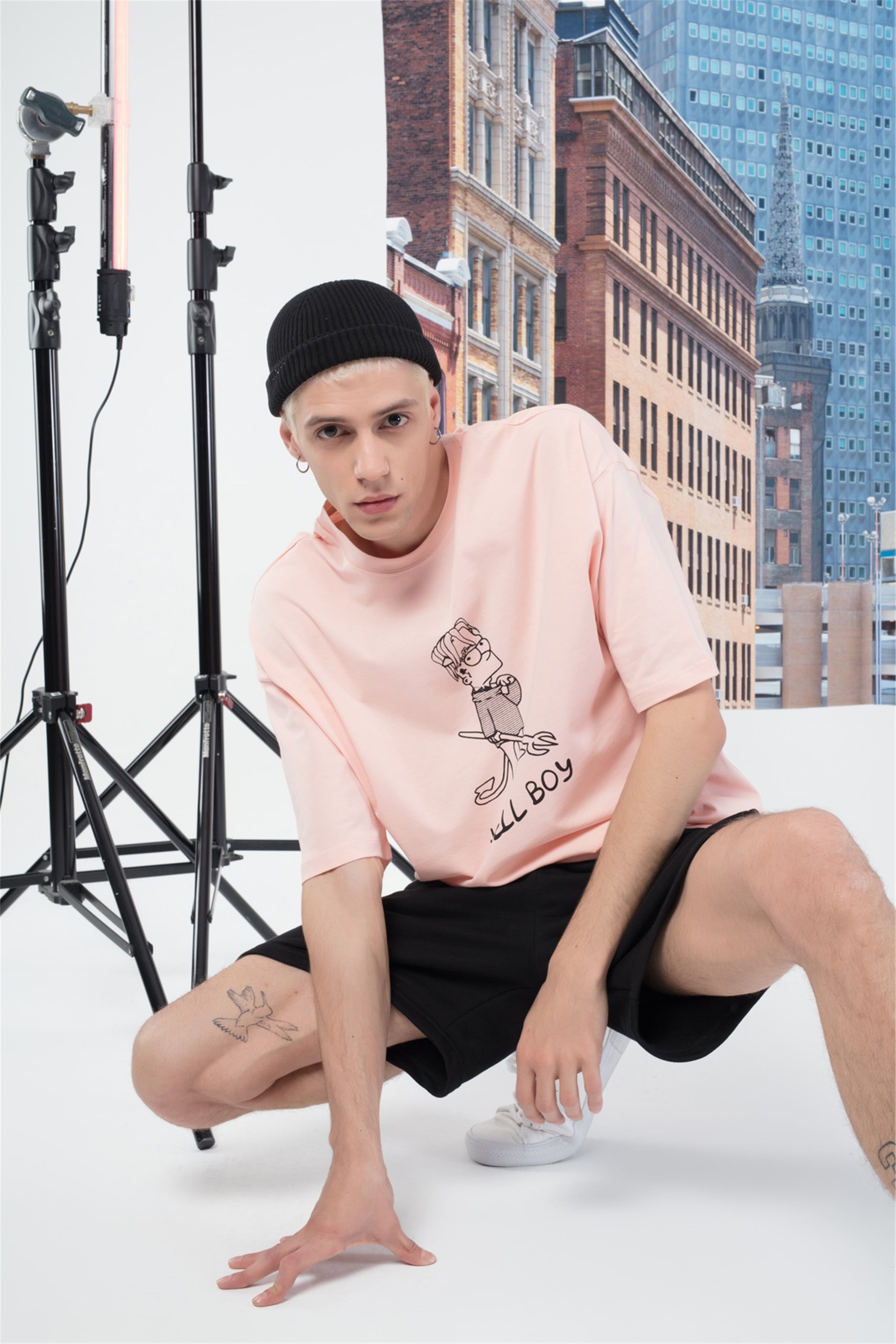 Trendiz Unisex Hellboy Pembe