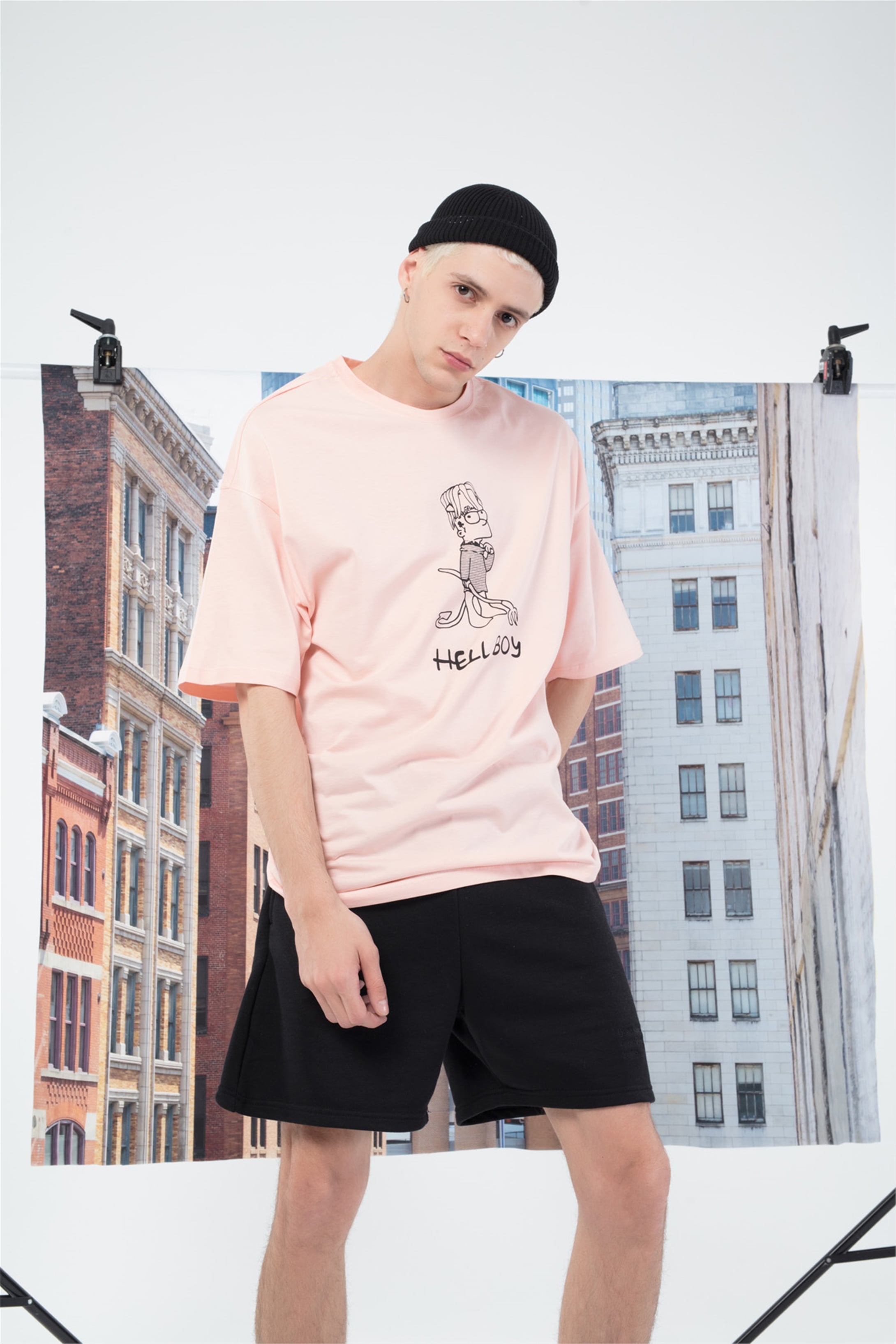 Trendiz Unisex Hellboy Pembe