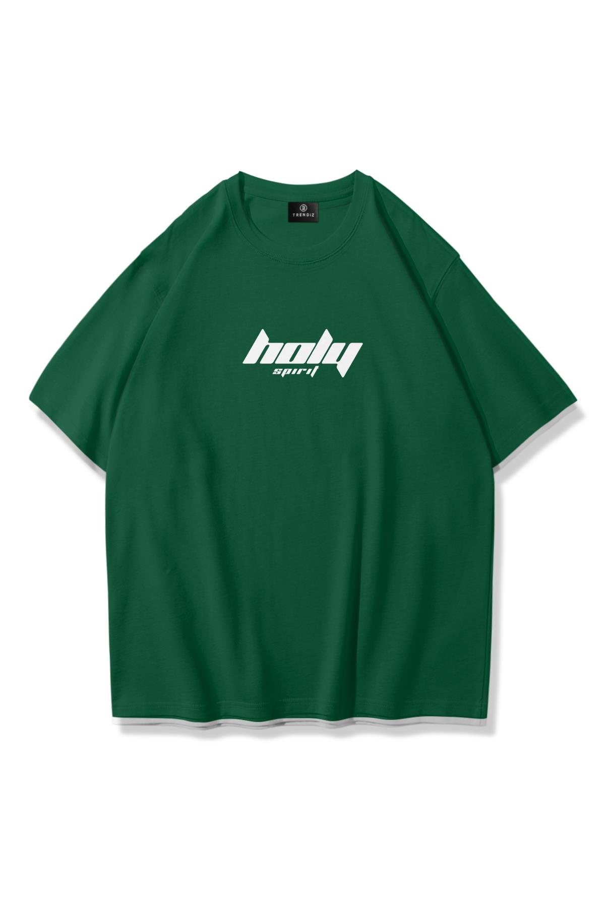 Trendiz Unisex Holy Spirit Tshirt Yeşil
