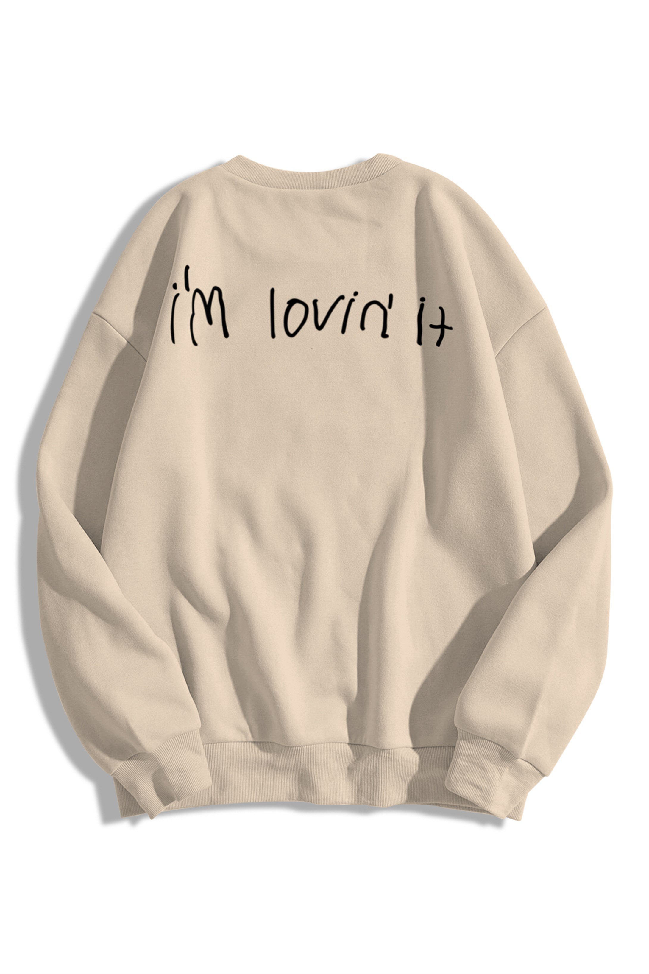Trendiz Unisex I'm Lovin it  Bisiklet Yaka Sweatshirt