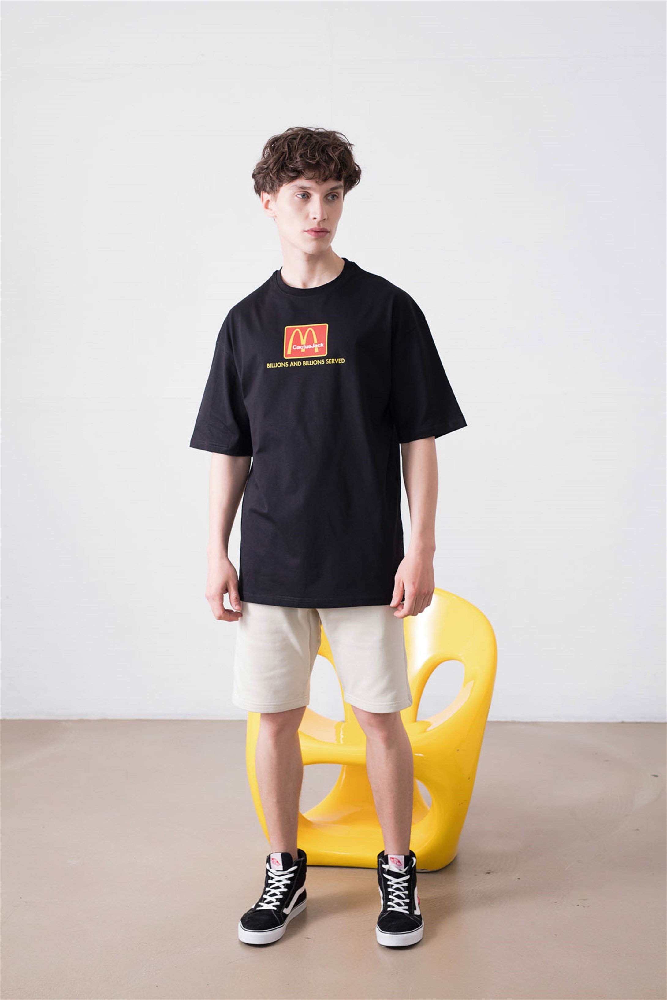 Trendiz Unisex I'm Loving it Mc Siyah Tshirt