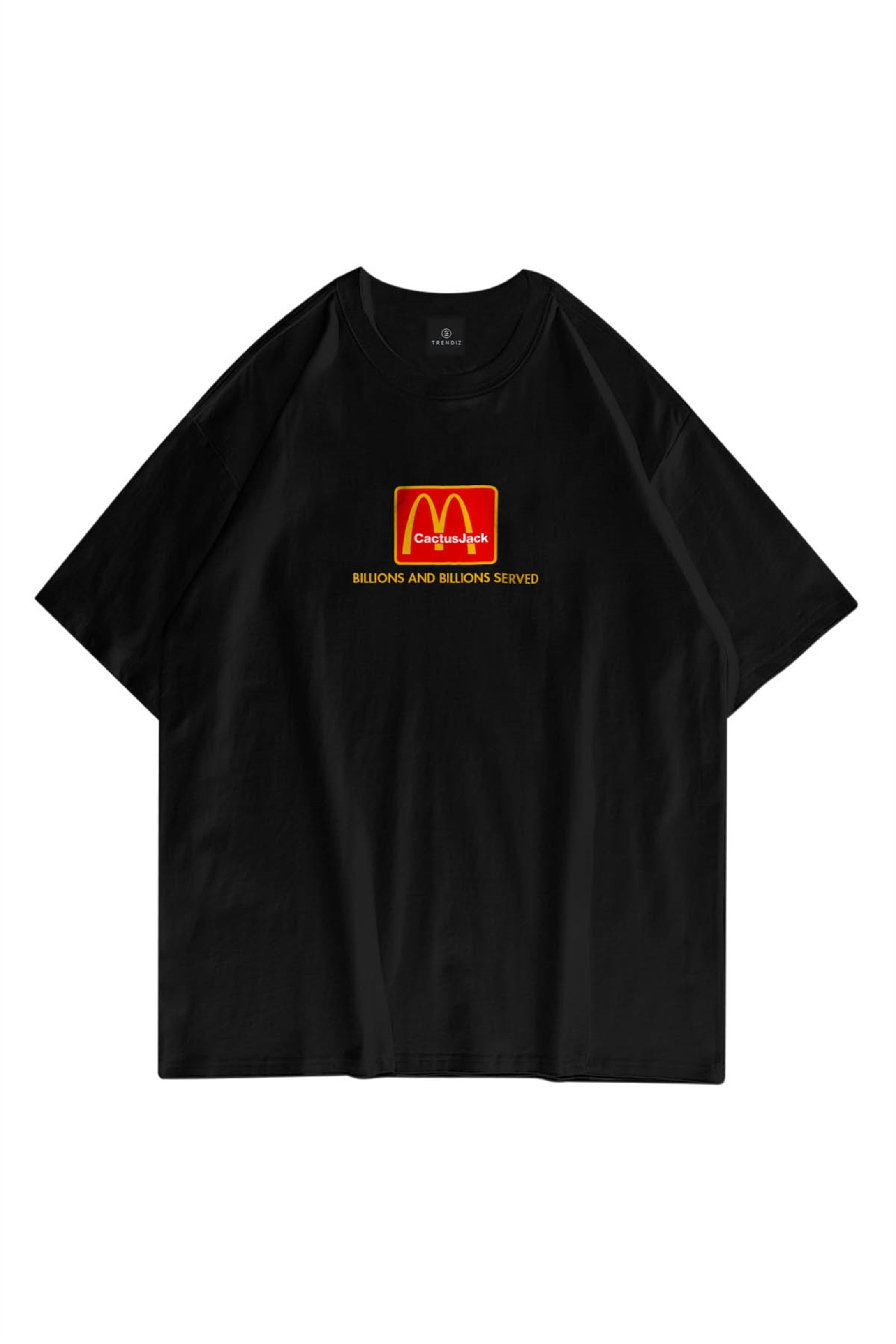 Trendiz Unisex I'm Loving it Mc Siyah Tshirt